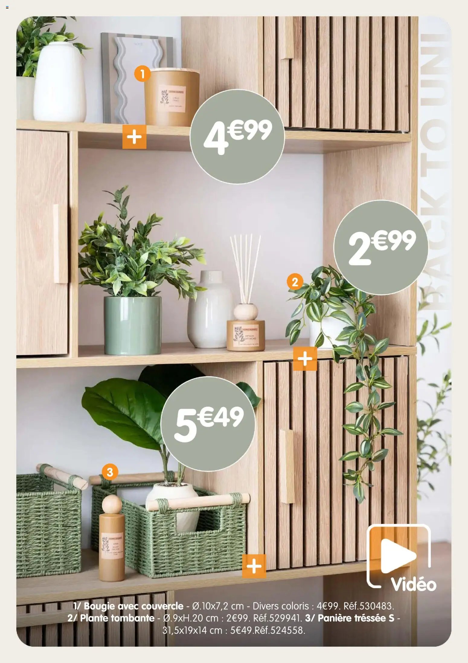 B&M catalogue back to uni