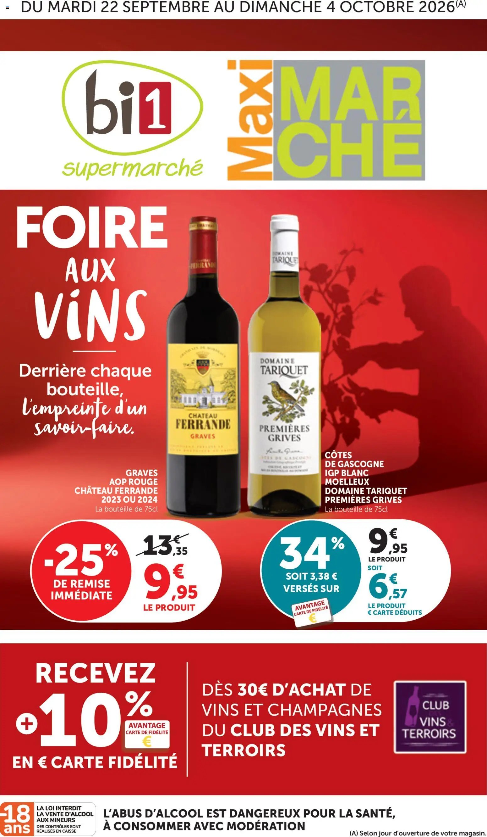 bi1 Foire aux vins Maxi marché
