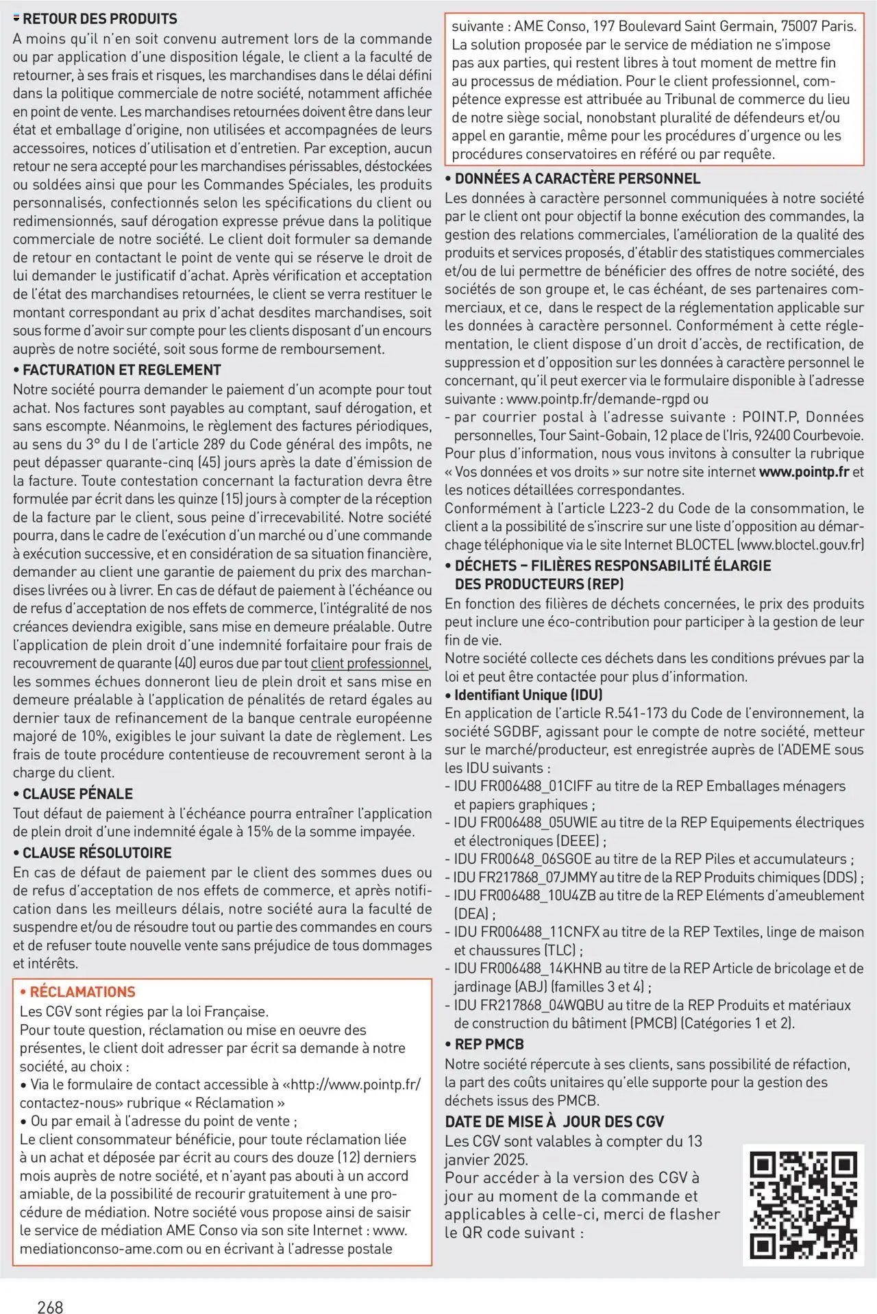 Point.P Guide Expert Menuiserie 2025 (2025-07-11 - 2025-12-31)