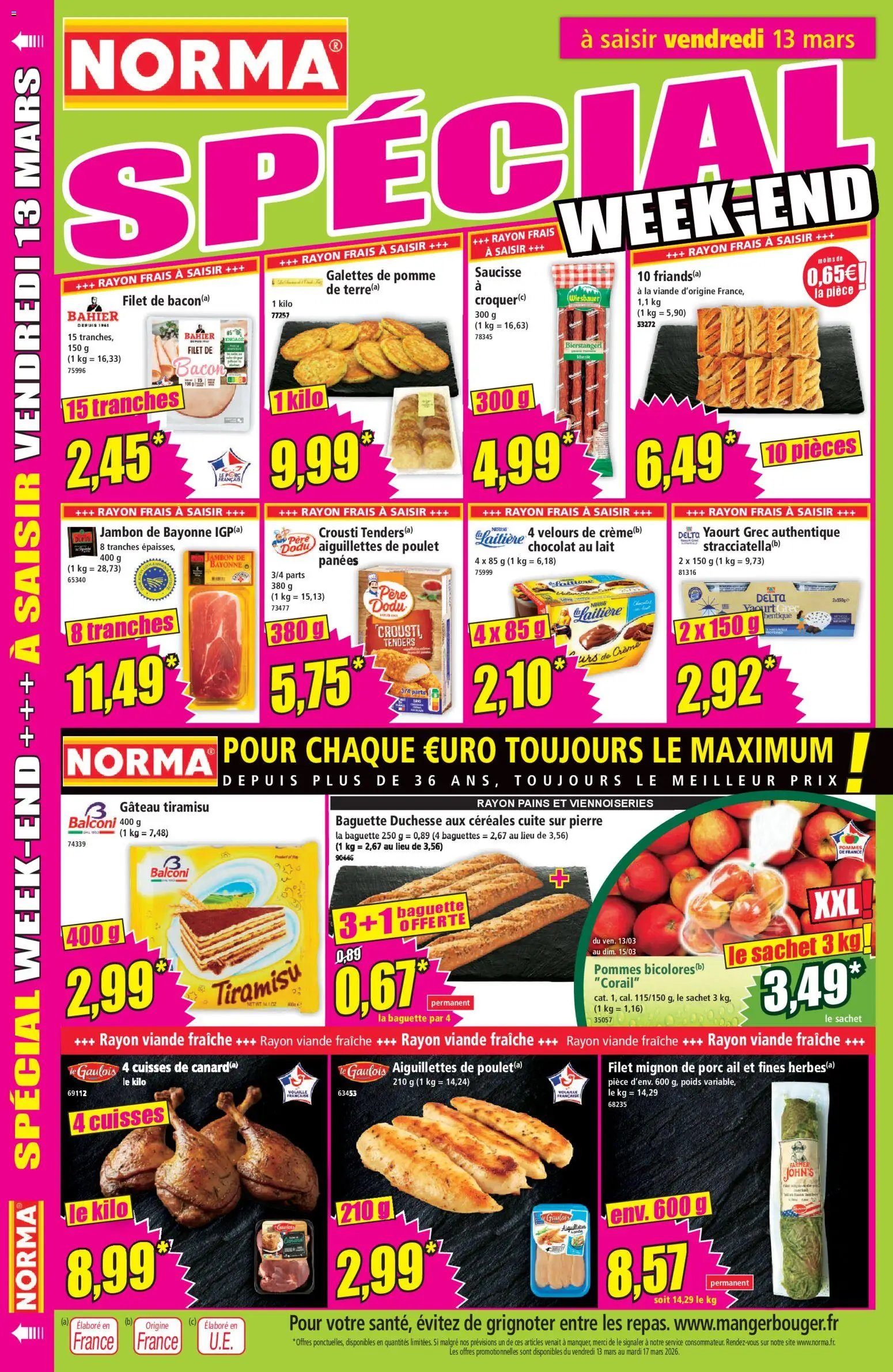 Norma catalogue (2026-03-11 - 2026-03-17)