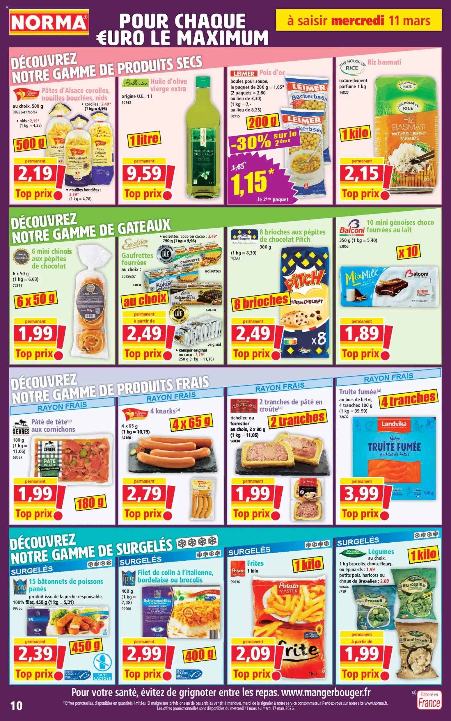 Norma catalogue (2026-03-11 - 2026-03-17)