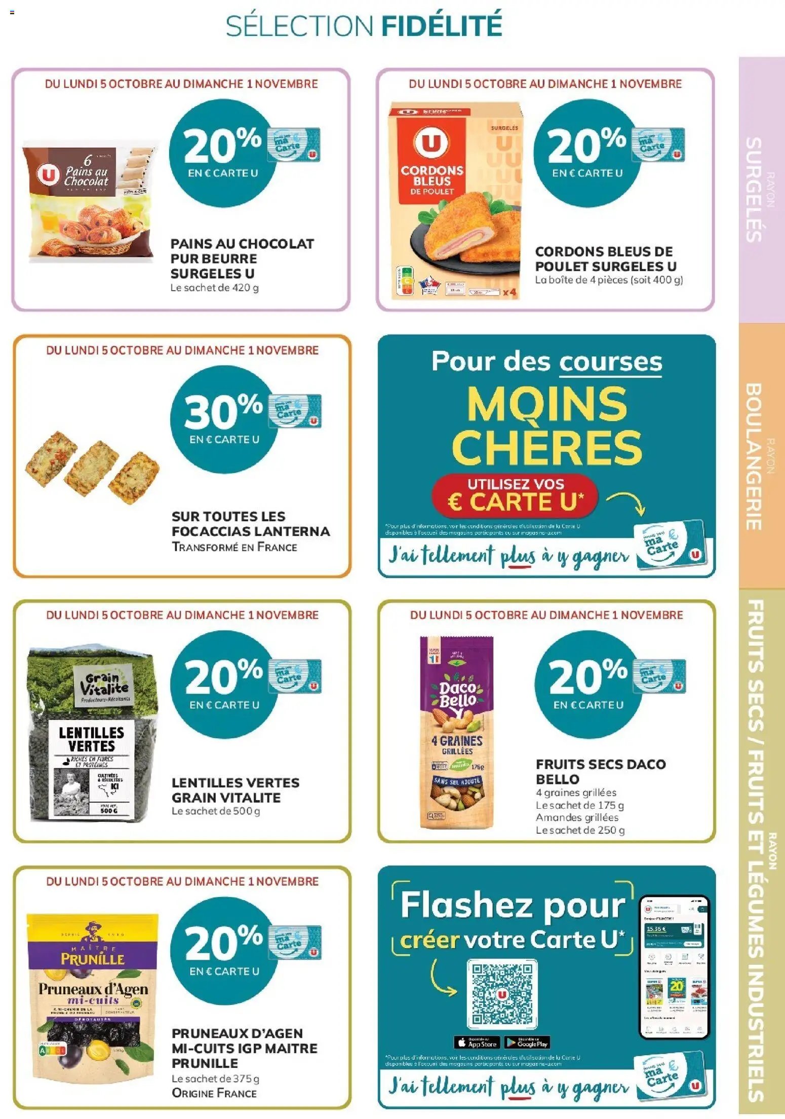 U Express - Ma sélection Carte U Octobre