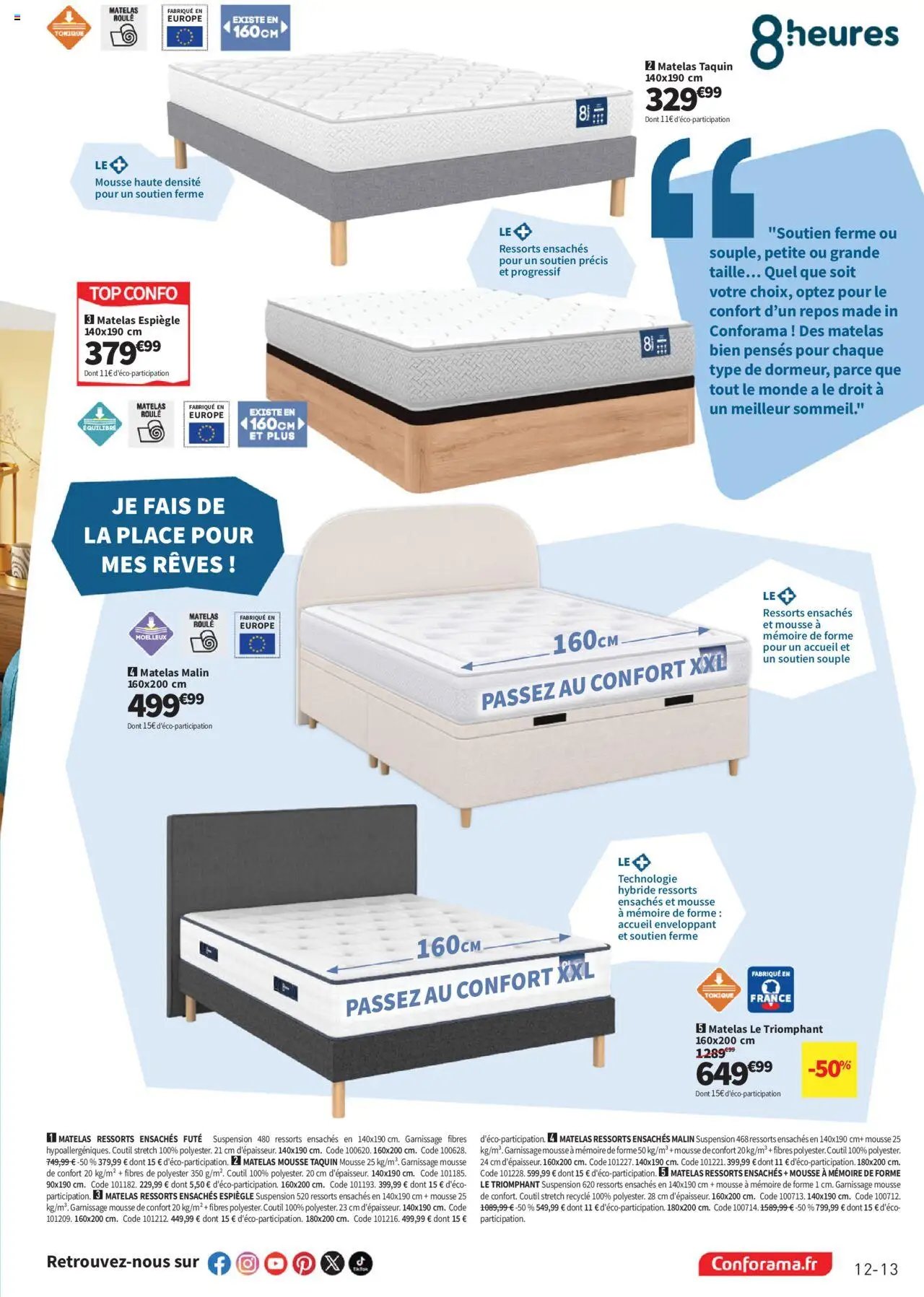 Conforama Guide Literie 2025 (2025-06-10 - 2025-12-31)