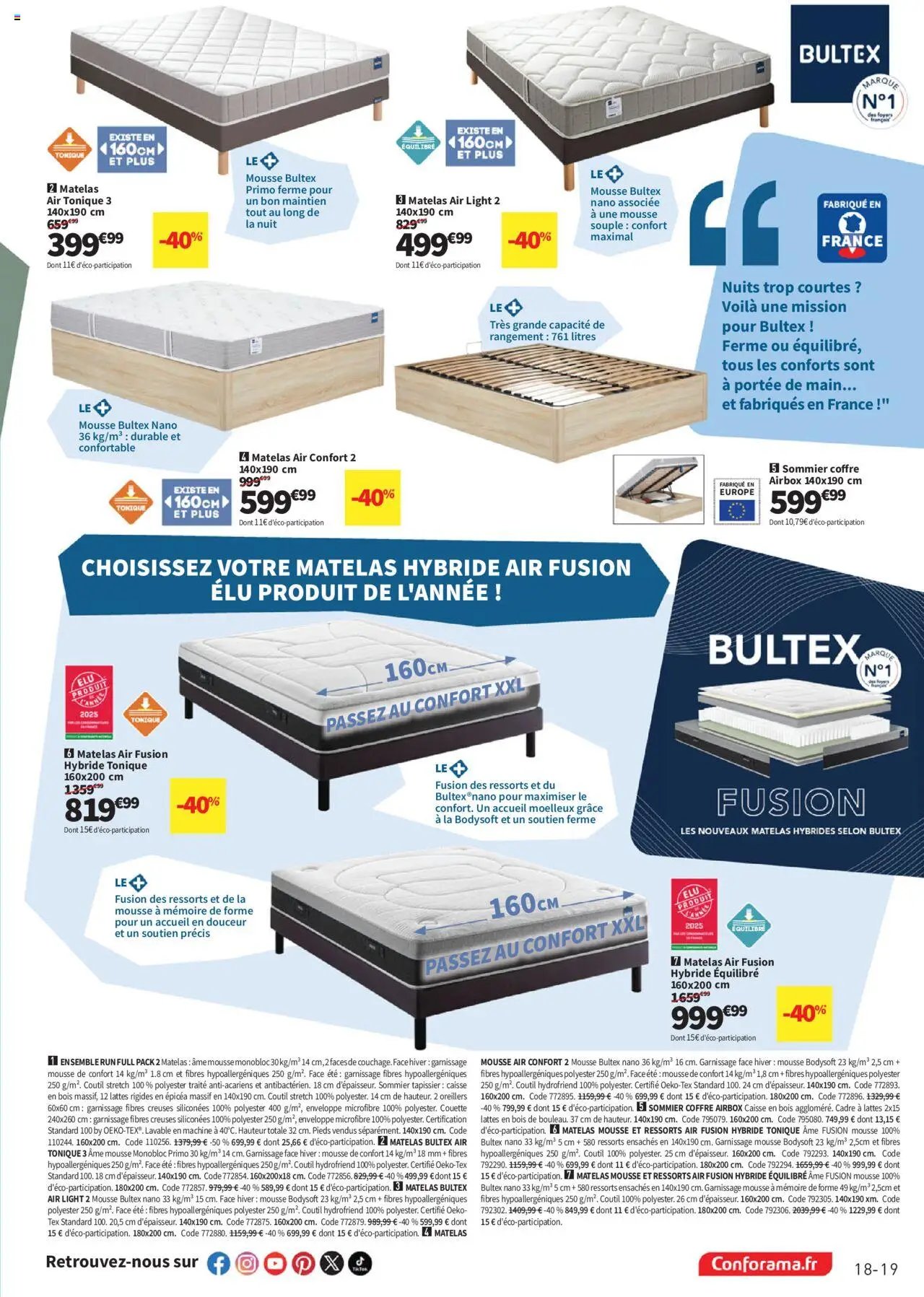 Conforama Guide Literie 2025 (2025-06-10 - 2025-12-31)