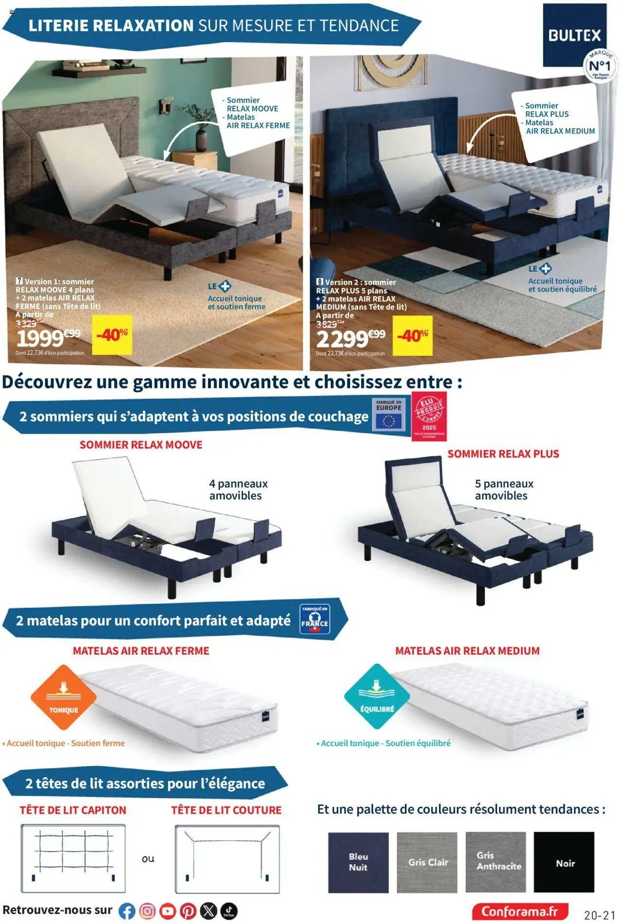 Conforama Guide Literie 2025 (2025-06-10 - 2025-12-31)