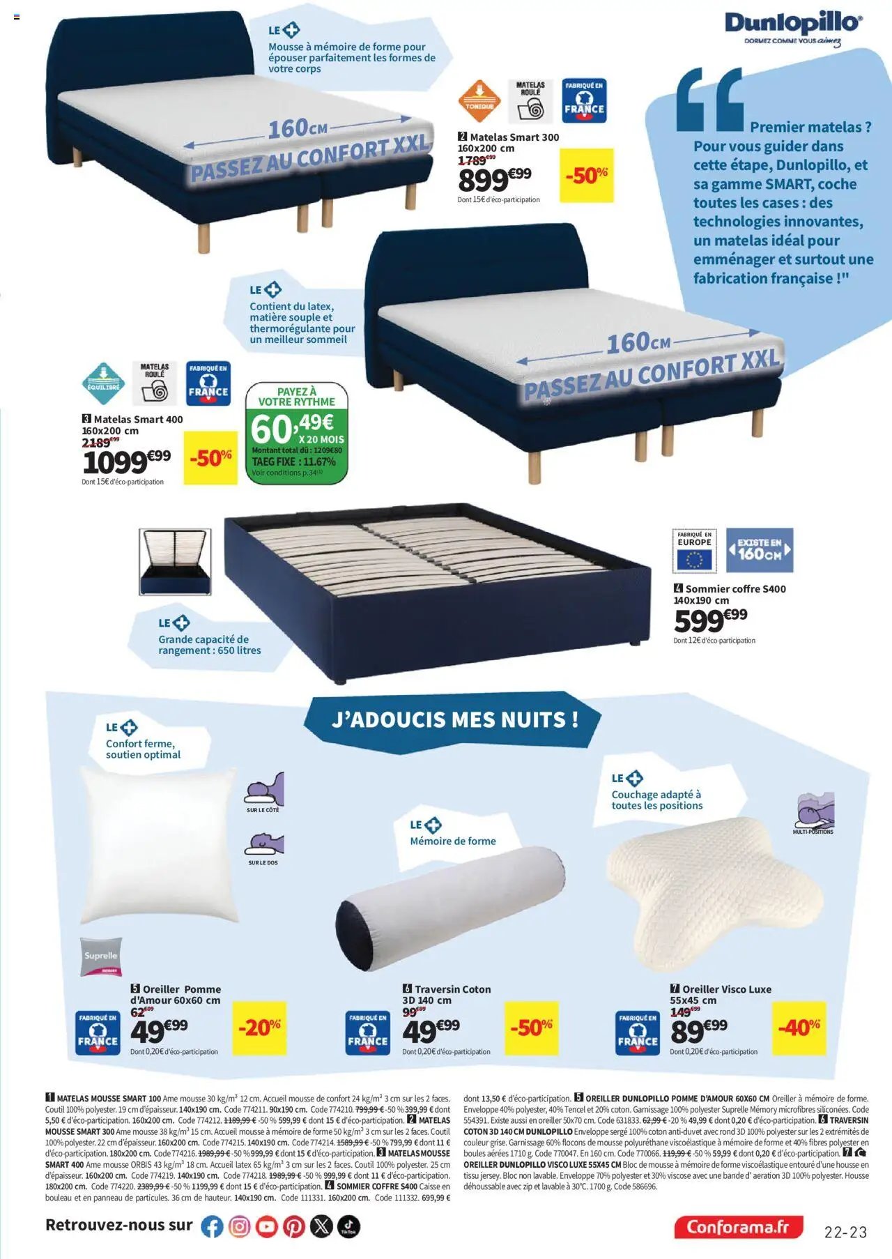 Conforama Guide Literie 2025 (2025-06-10 - 2025-12-31)