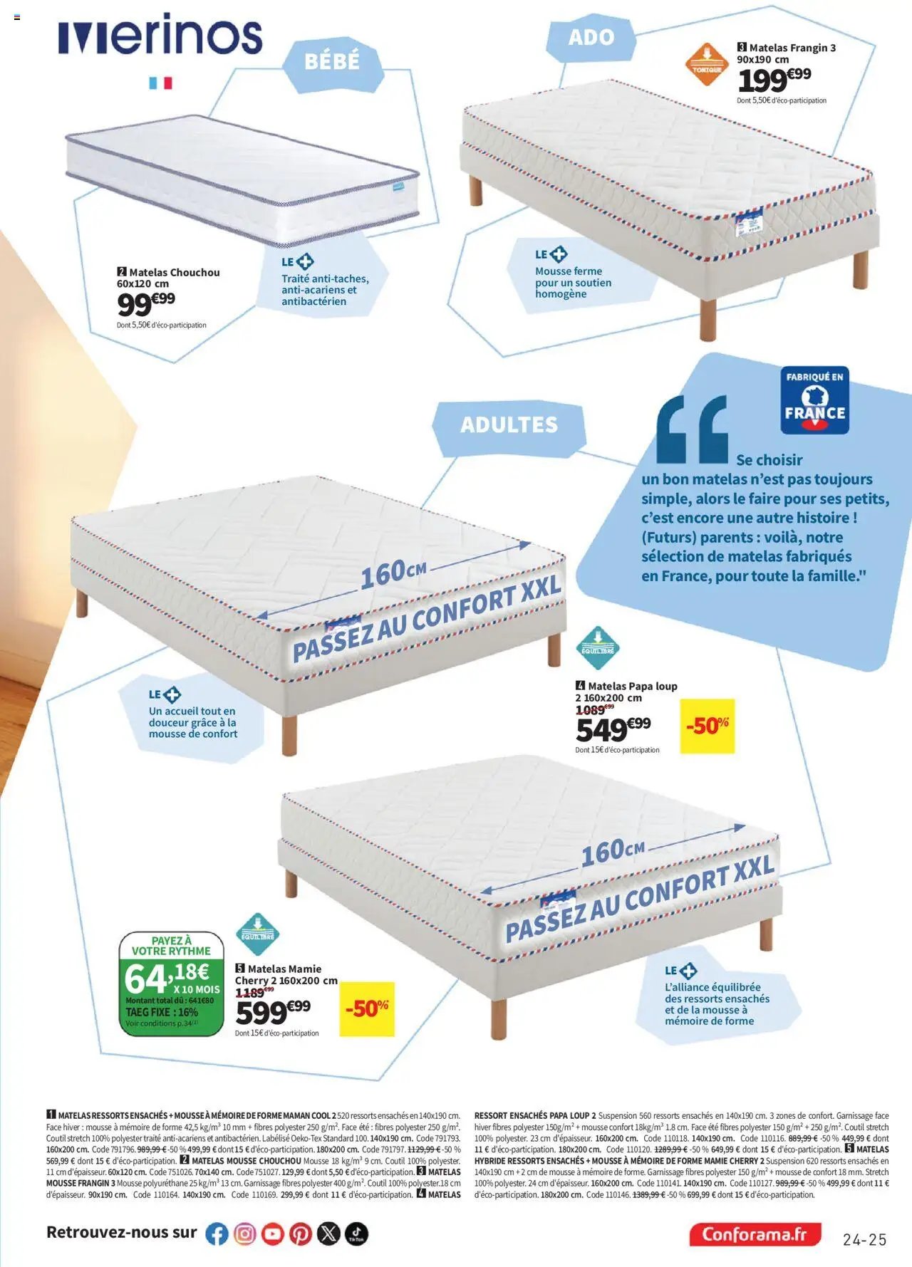 Conforama Guide Literie 2025 (2025-06-10 - 2025-12-31)