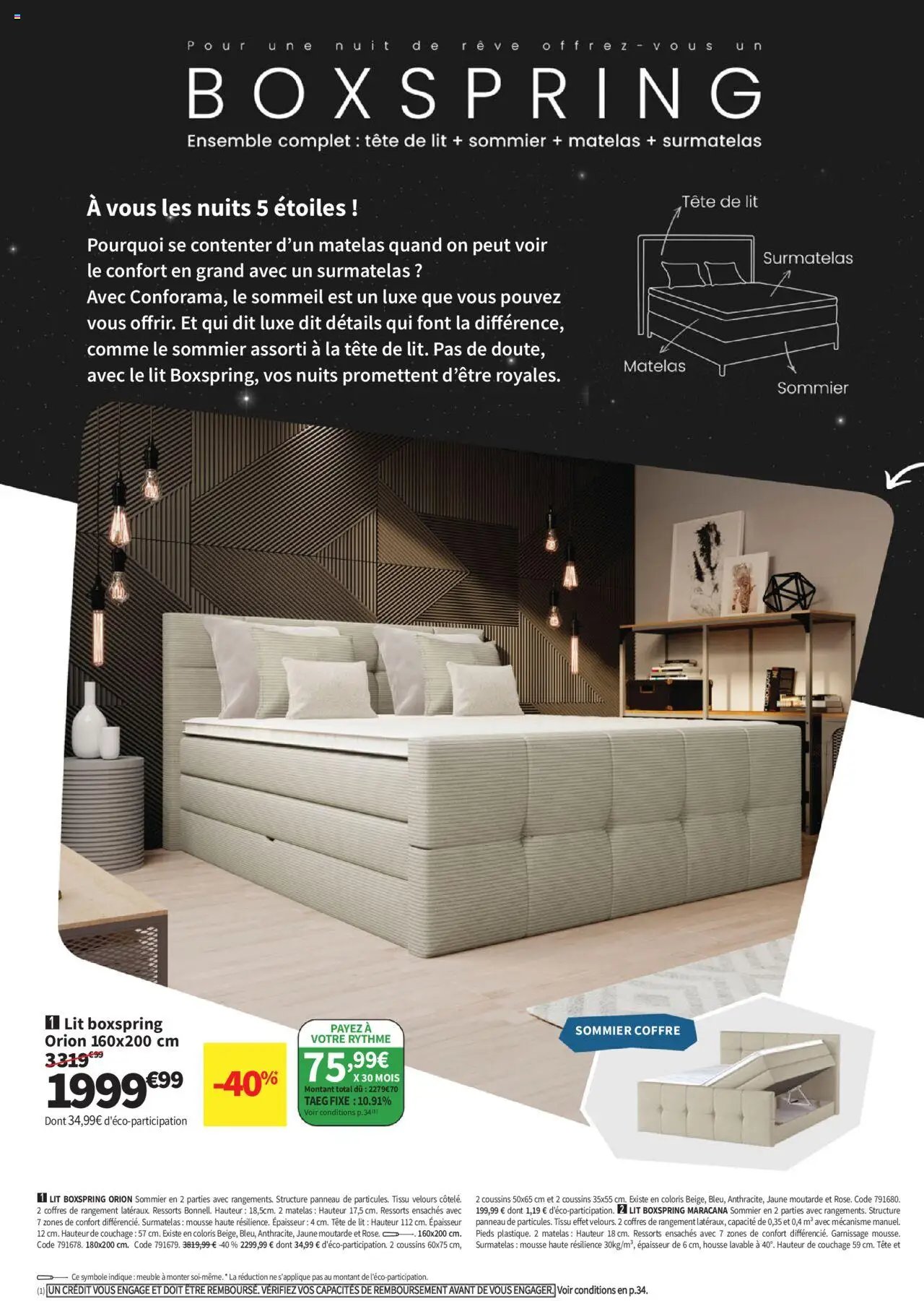 Conforama Guide Literie 2025 (2025-06-10 - 2025-12-31)