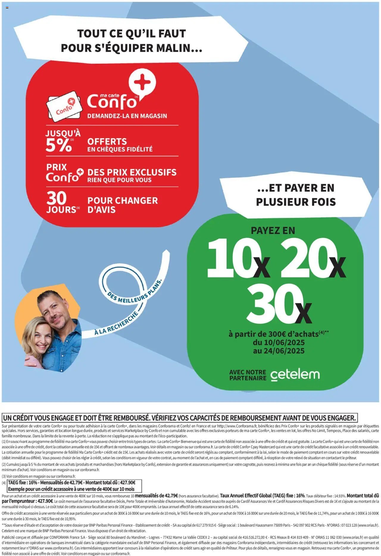 Conforama Guide Literie 2025 (2025-06-10 - 2025-12-31)