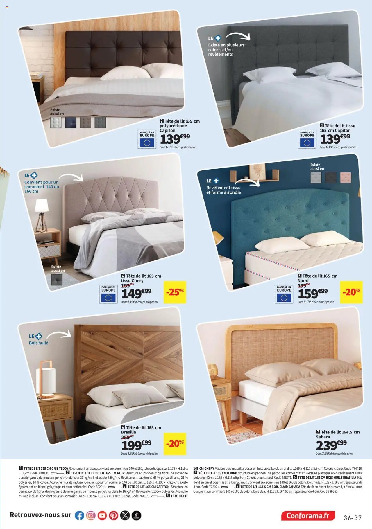 Conforama Guide Literie 2025 (2025-06-10 - 2025-12-31)