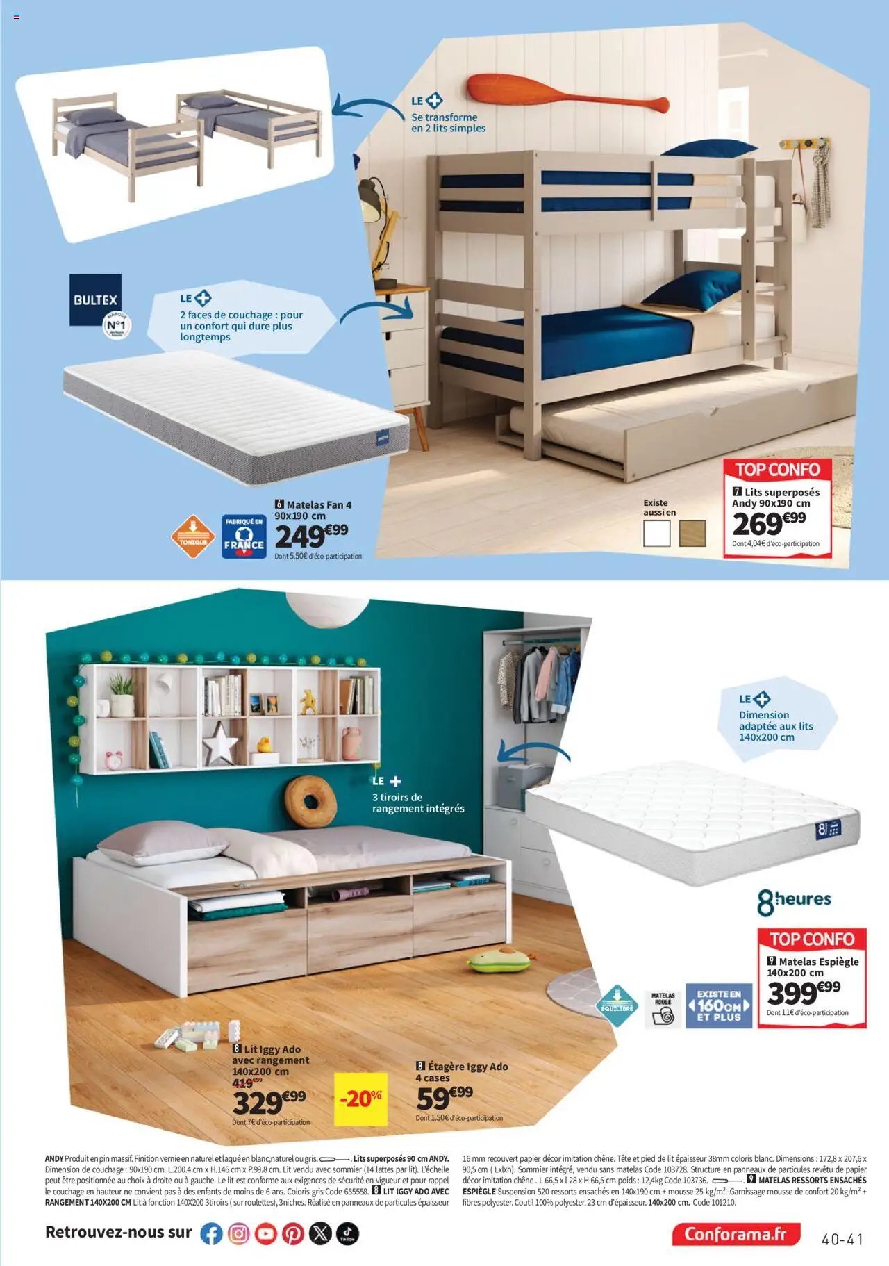 Conforama Guide Literie 2025 (2025-06-10 - 2025-12-31)