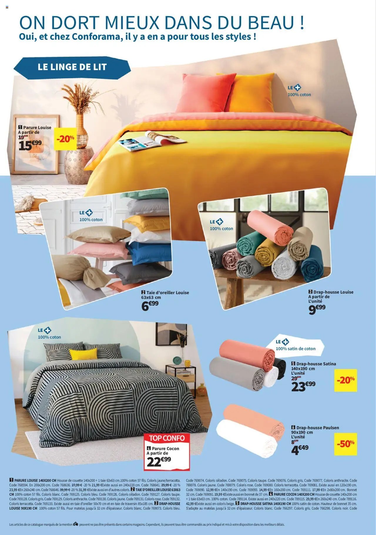 Conforama Guide Literie 2025 (2025-06-10 - 2025-12-31)