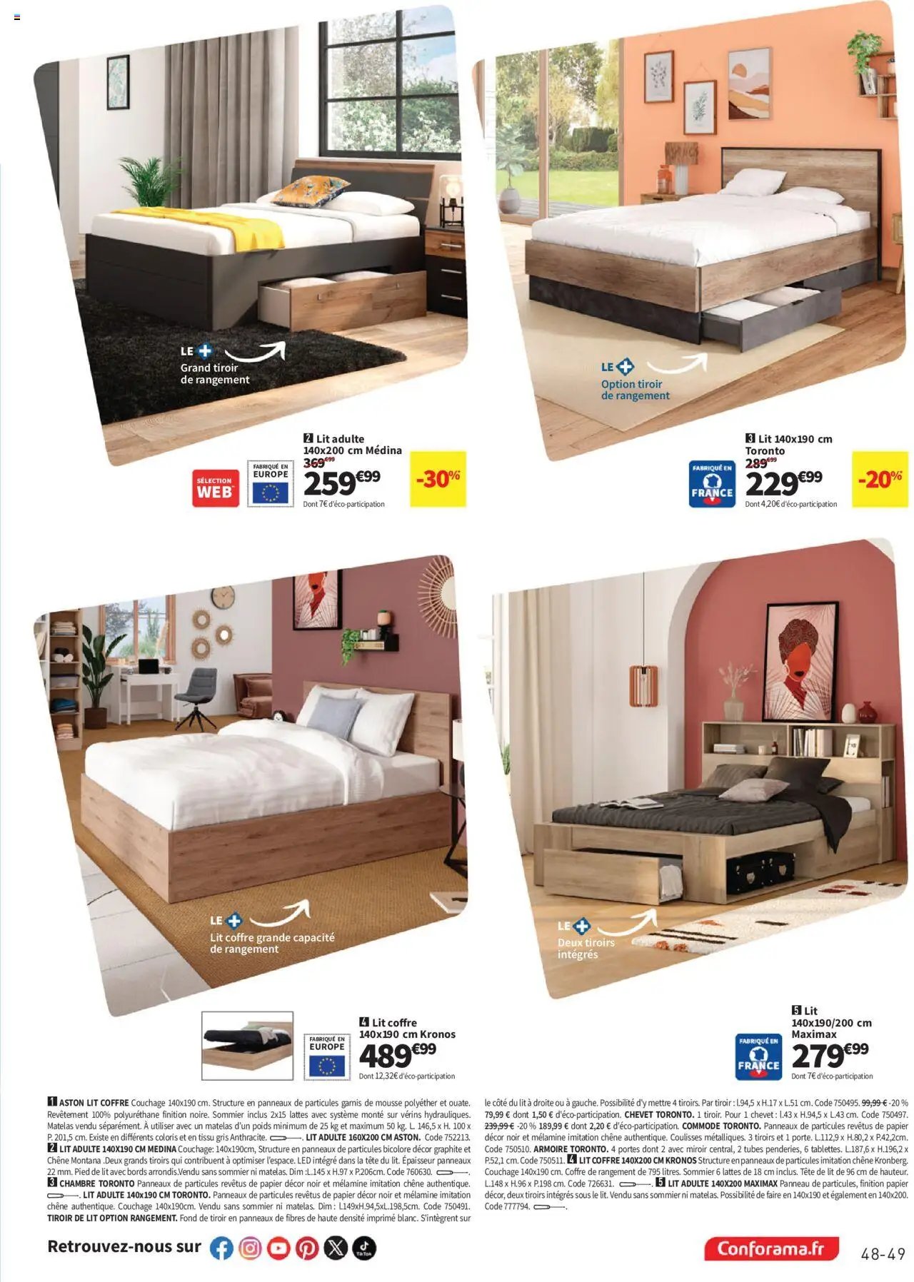 Conforama Guide Literie 2025 (2025-06-10 - 2025-12-31)