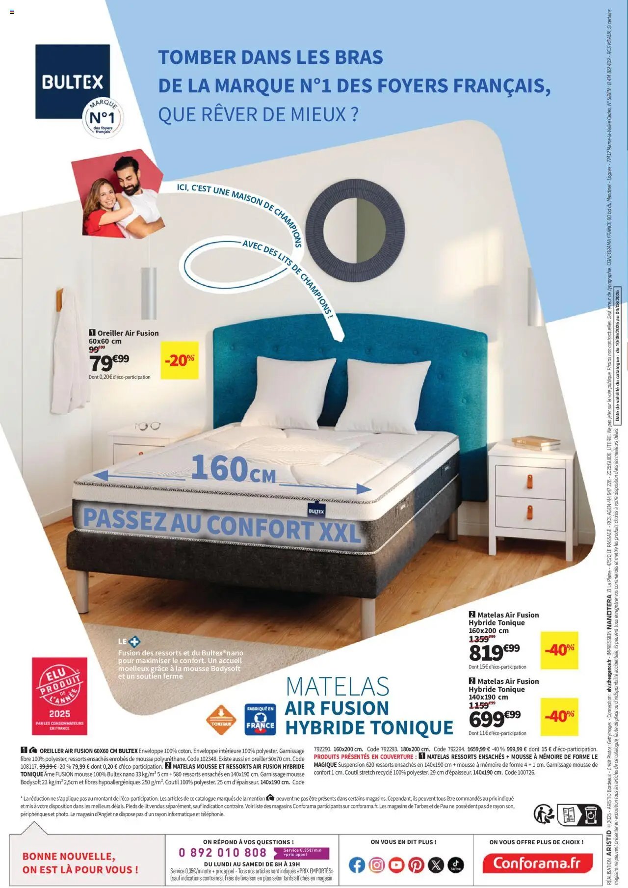 Conforama Guide Literie 2025 (2025-06-10 - 2025-12-31)
