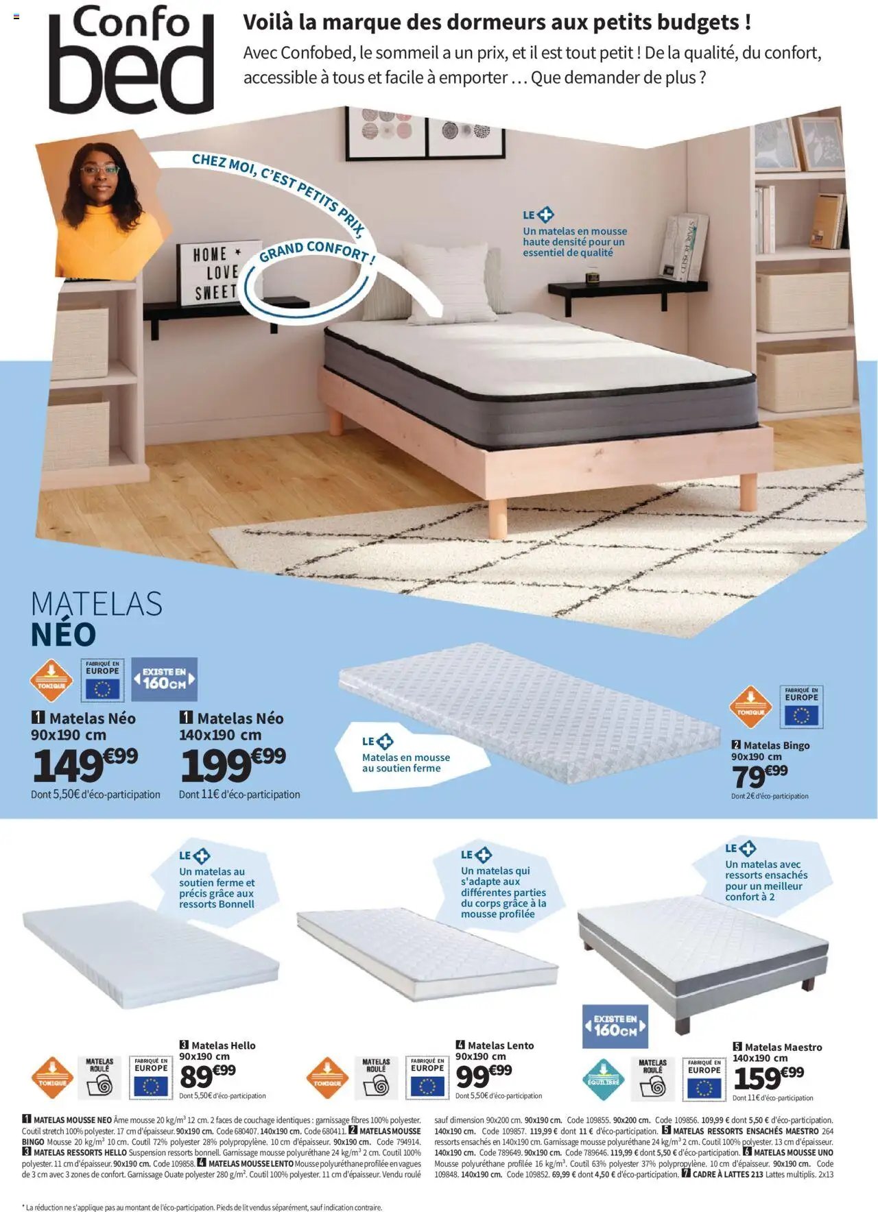 Conforama Guide Literie 2025 (2025-06-10 - 2025-12-31)