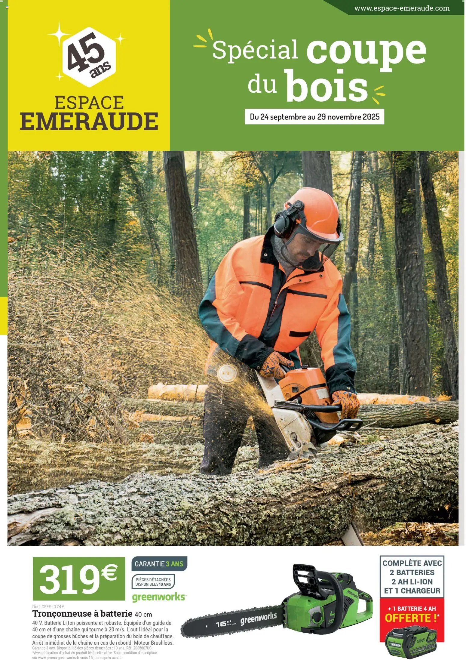 Espace Emeraude catalogue