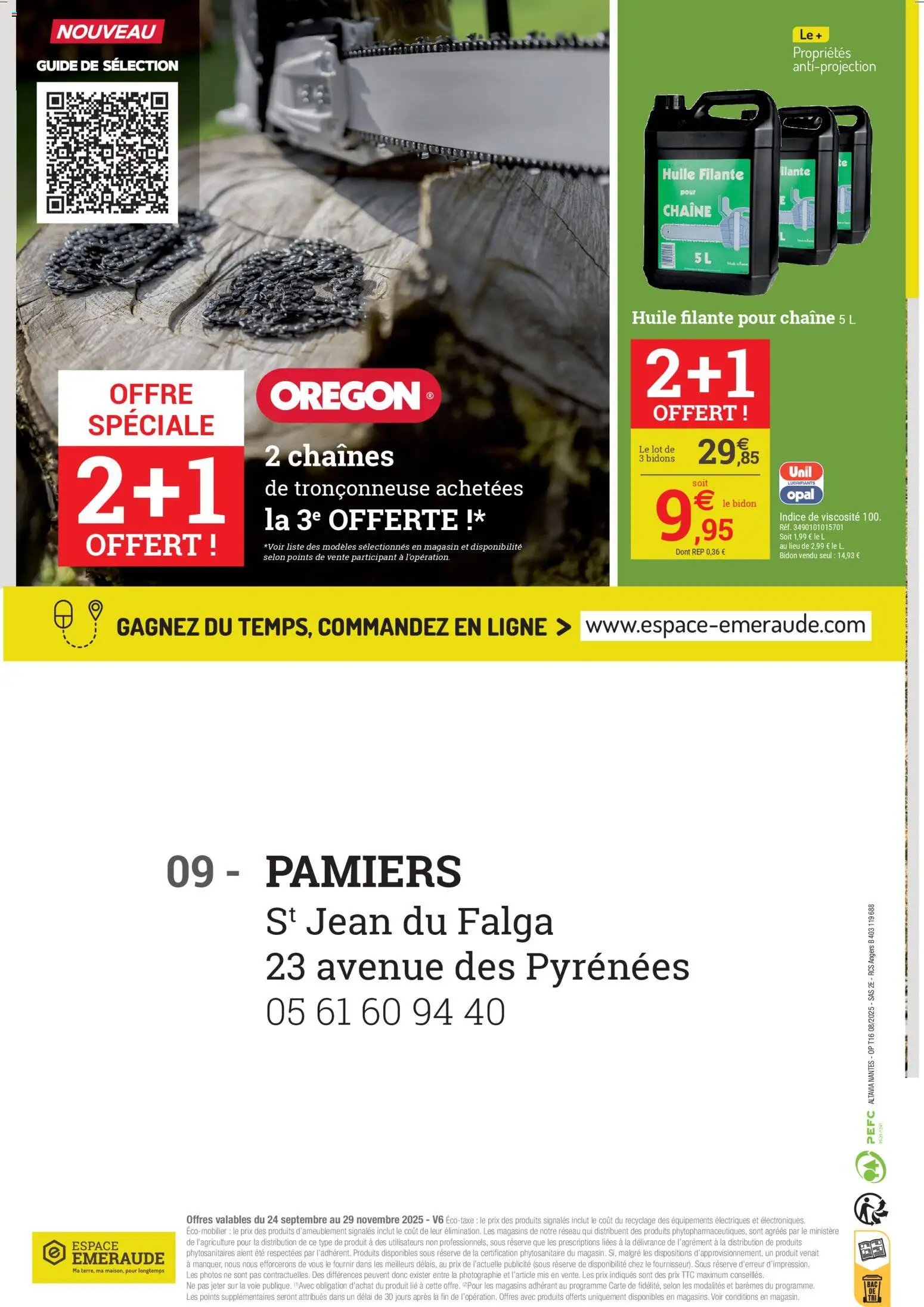 Espace Emeraude catalogue