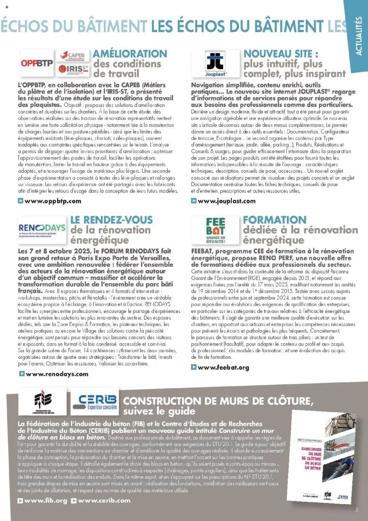 Gedimat - Affaires De Pros Gedimat n°111 (2025-07-01 - 2025-09-30)