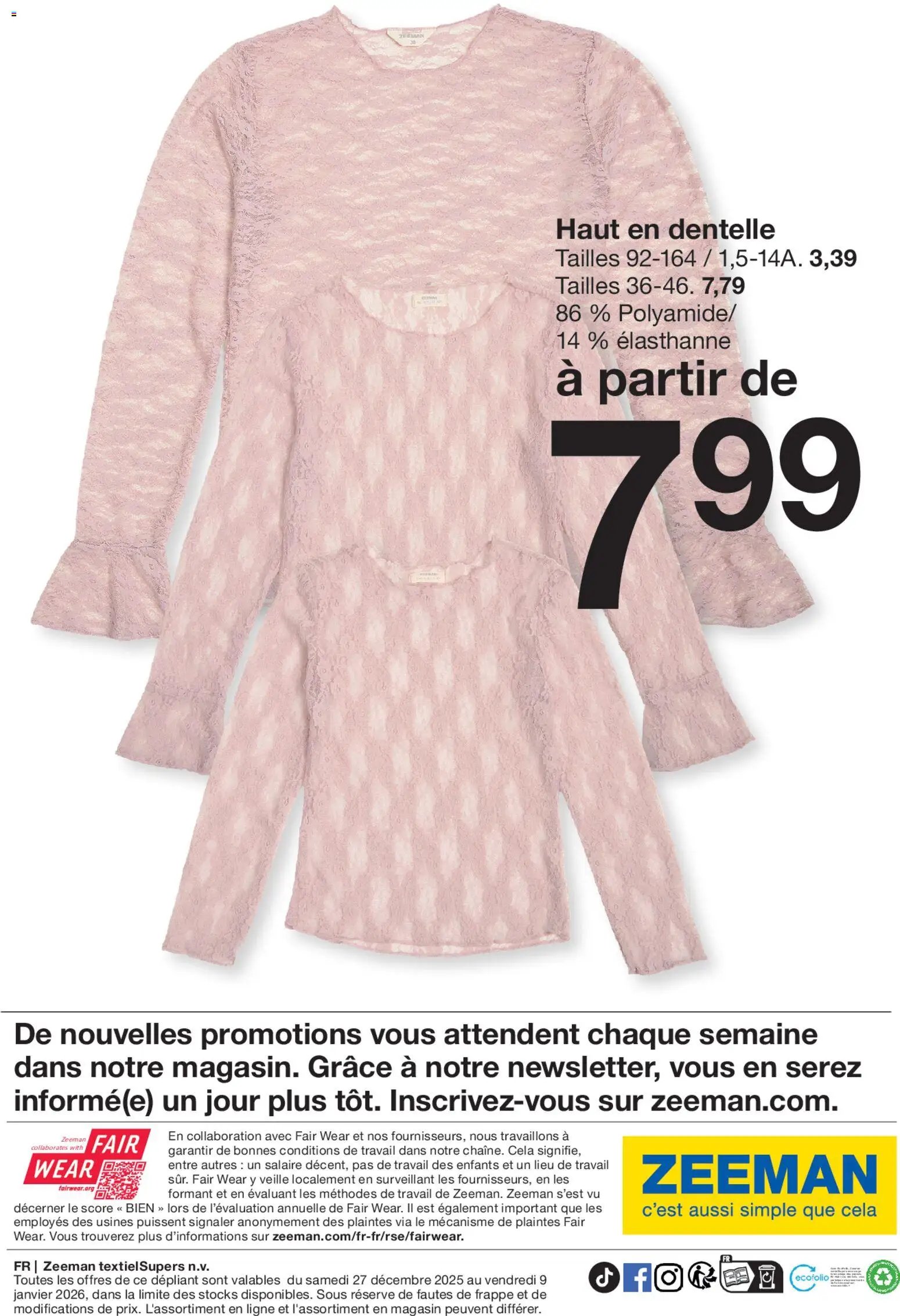 Zeeman catalogue Hiver