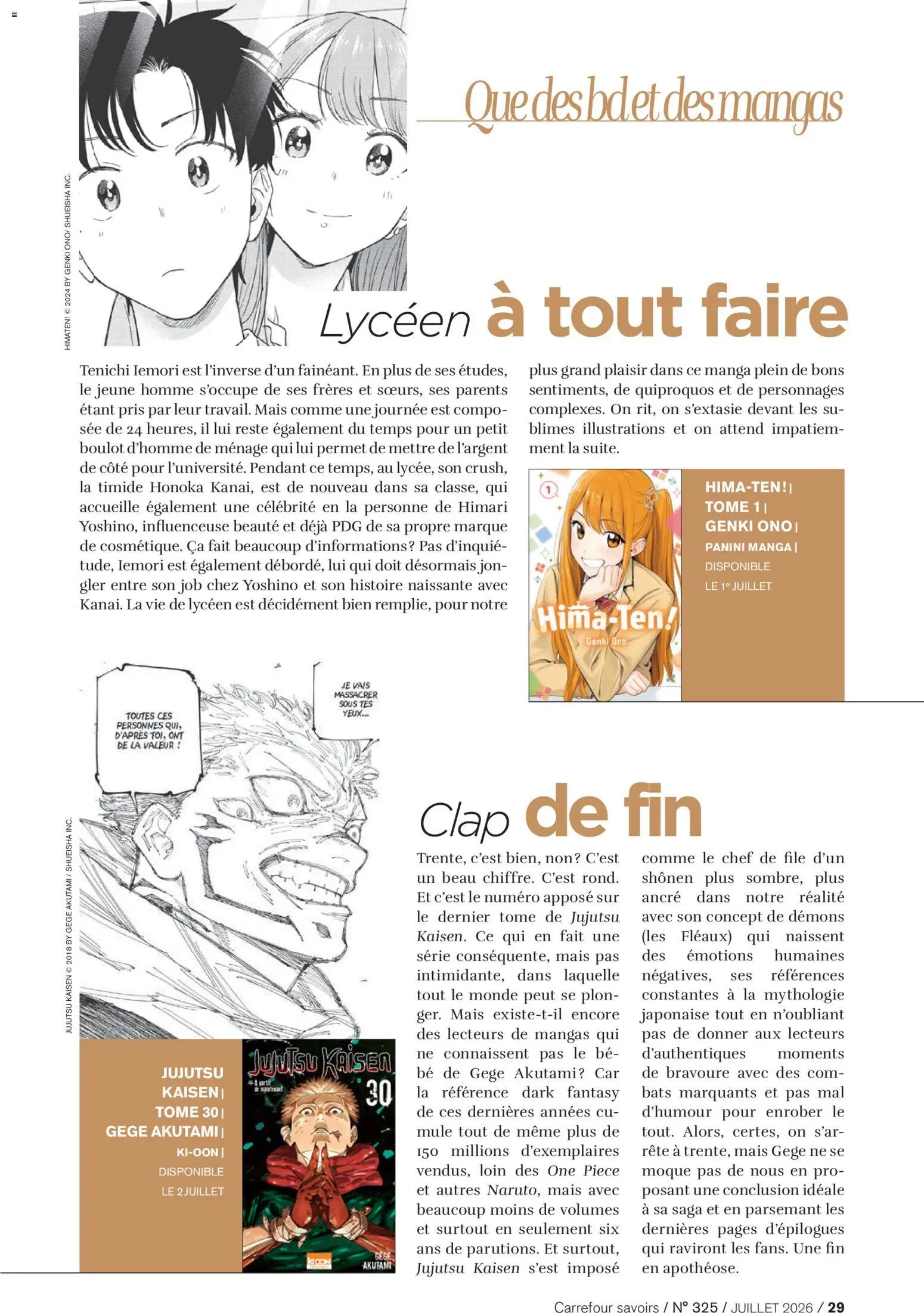 Carrefour contact Magazine