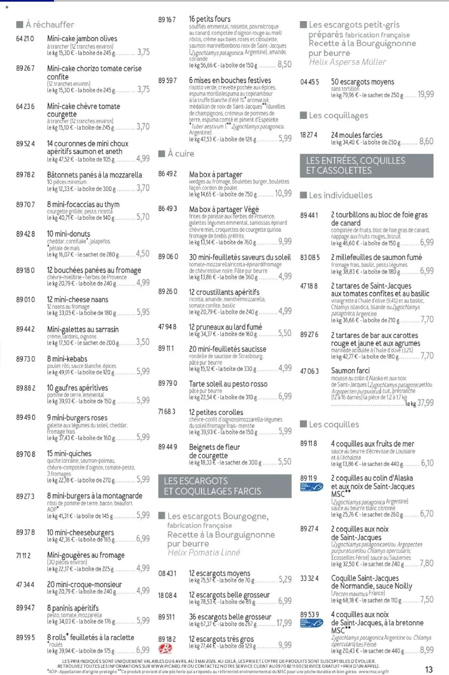 Picard - Catalogue Trimestriel (2026-04-06 - 2026-06-28)