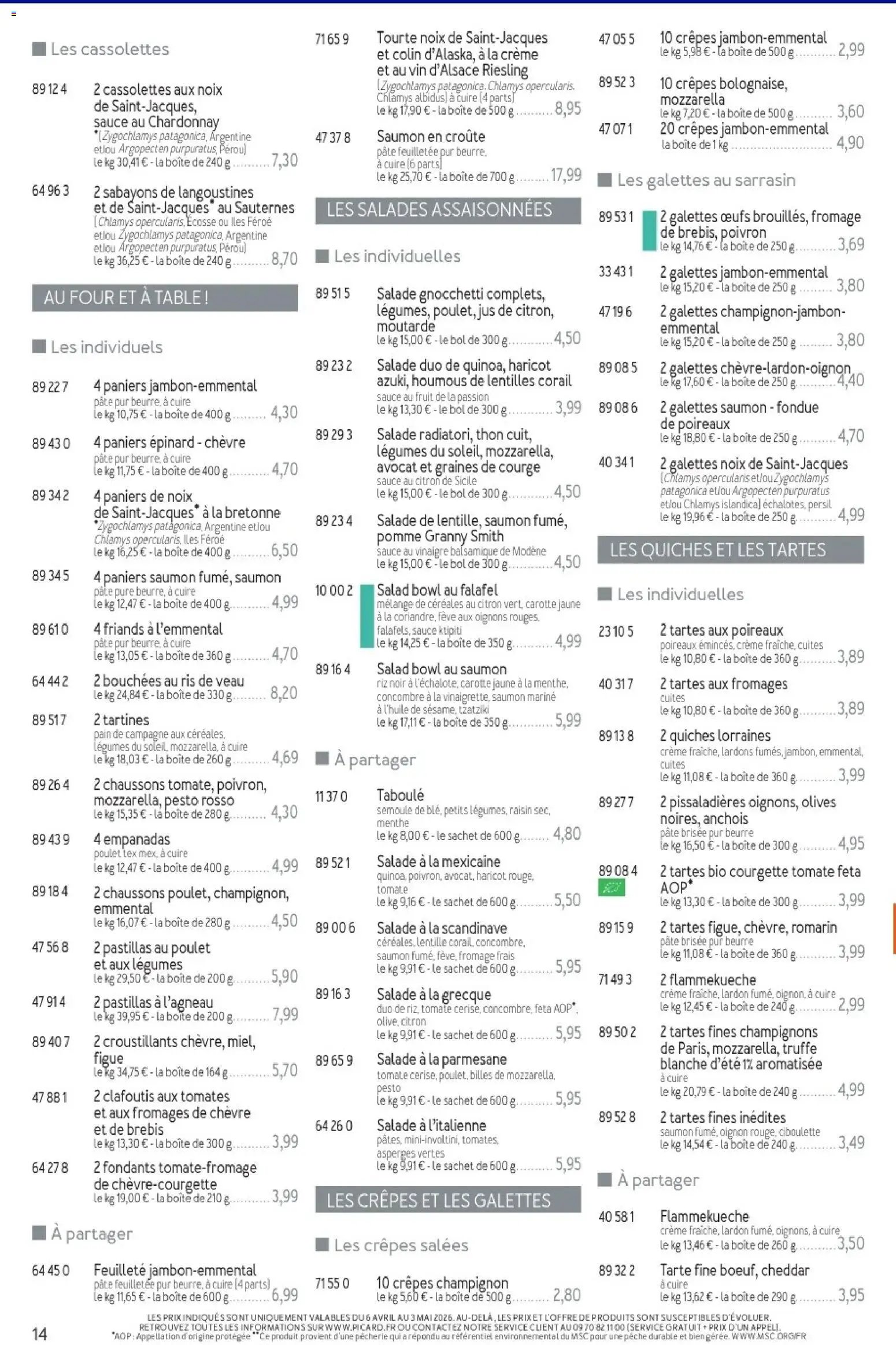 Picard - Catalogue Trimestriel (2026-04-06 - 2026-06-28)