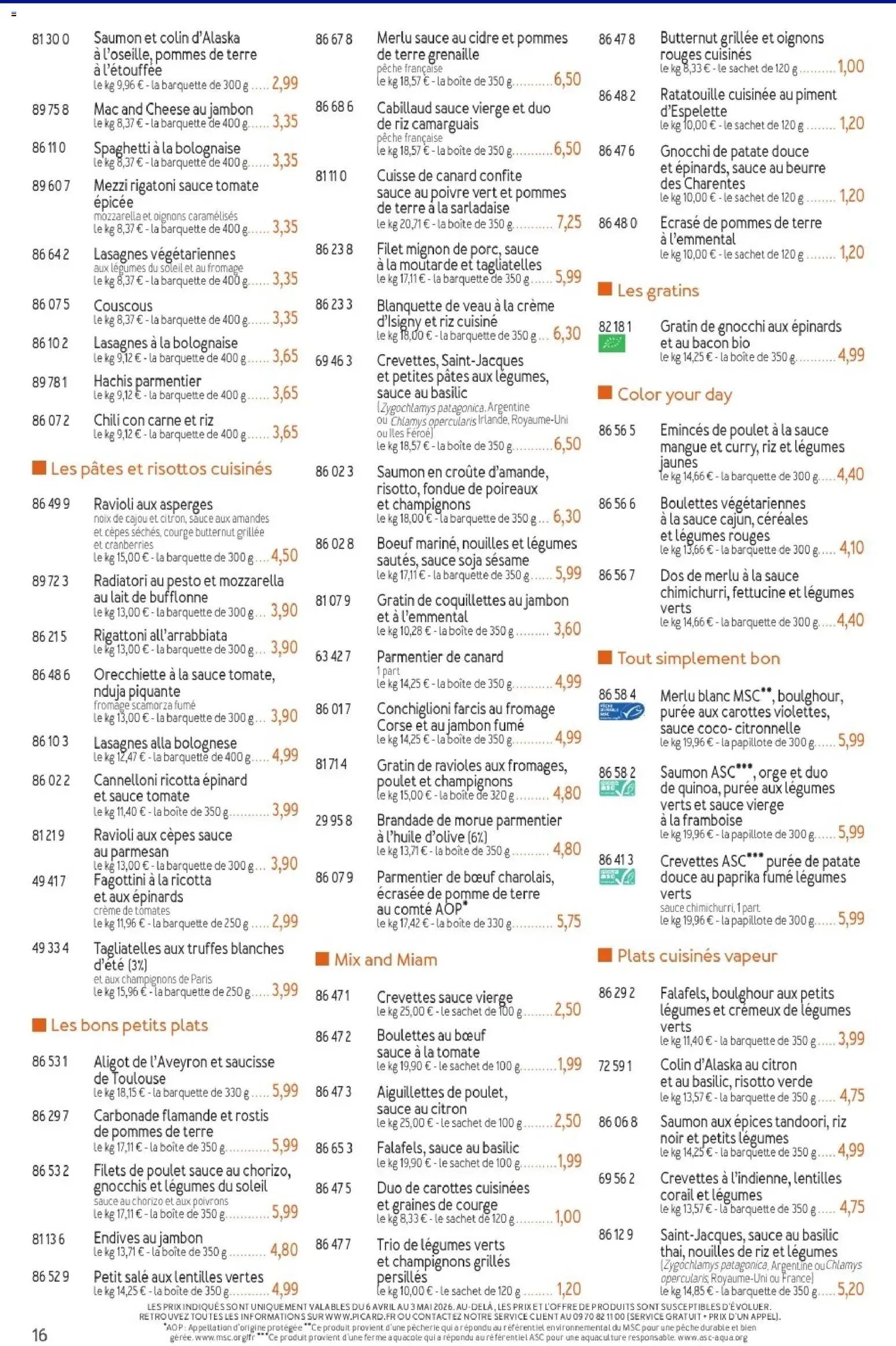 Picard - Catalogue Trimestriel