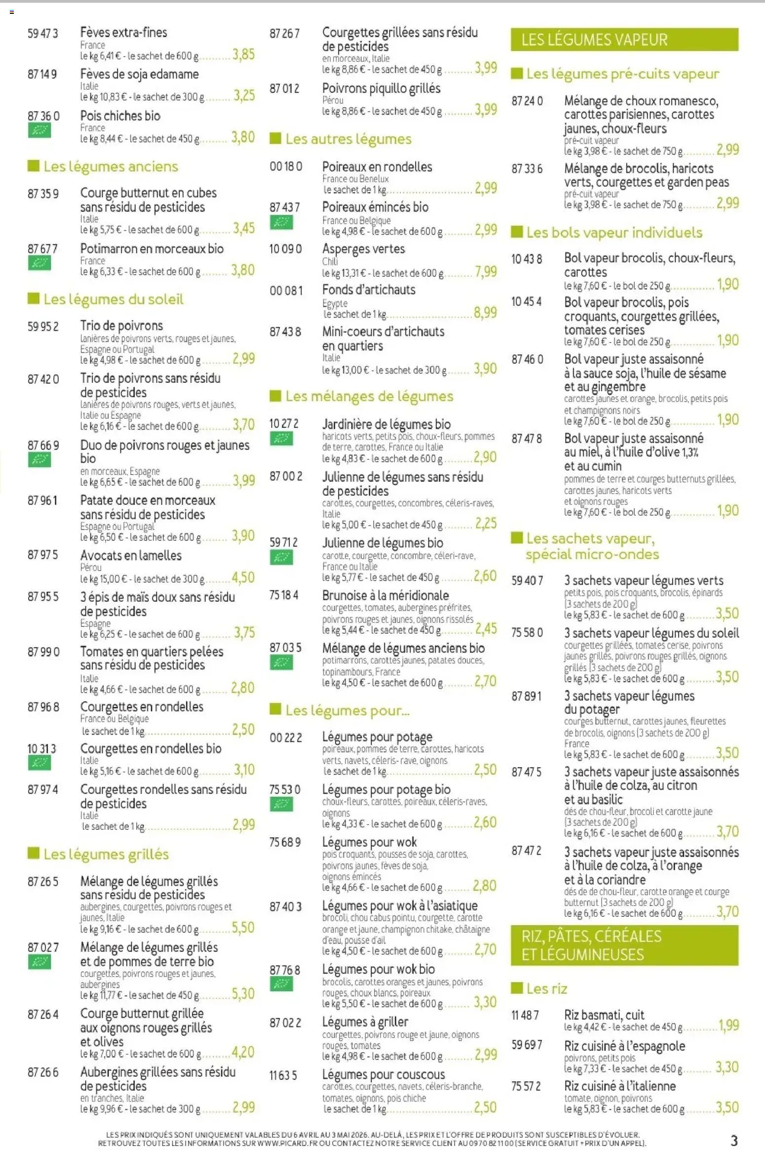 Picard - Catalogue Trimestriel (2026-04-06 - 2026-06-28)