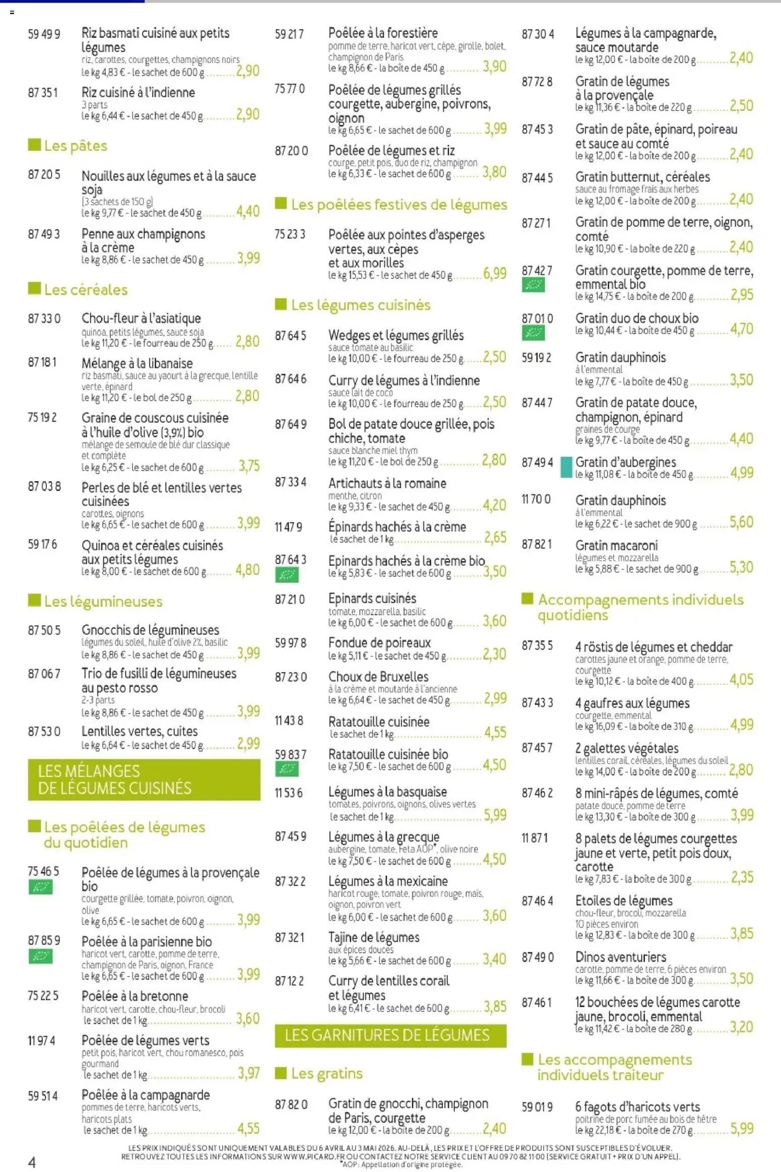 Picard - Catalogue Trimestriel (2026-04-06 - 2026-06-28)