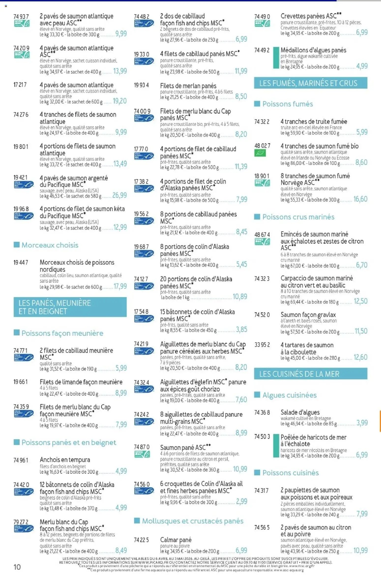 Picard - Catalogue Trimestriel (2026-04-06 - 2026-06-28)