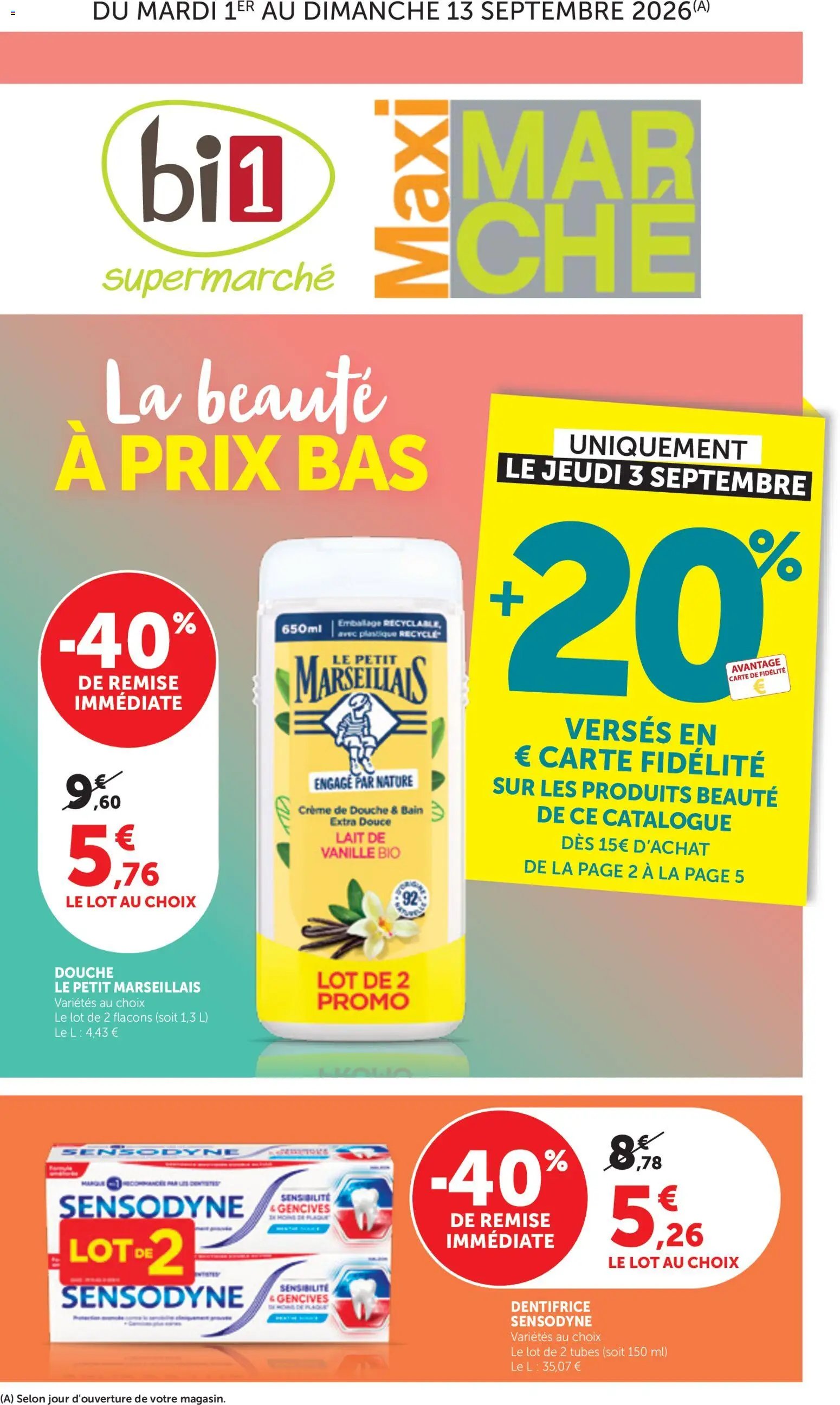 bi1 Maxi la beauté à prix bas