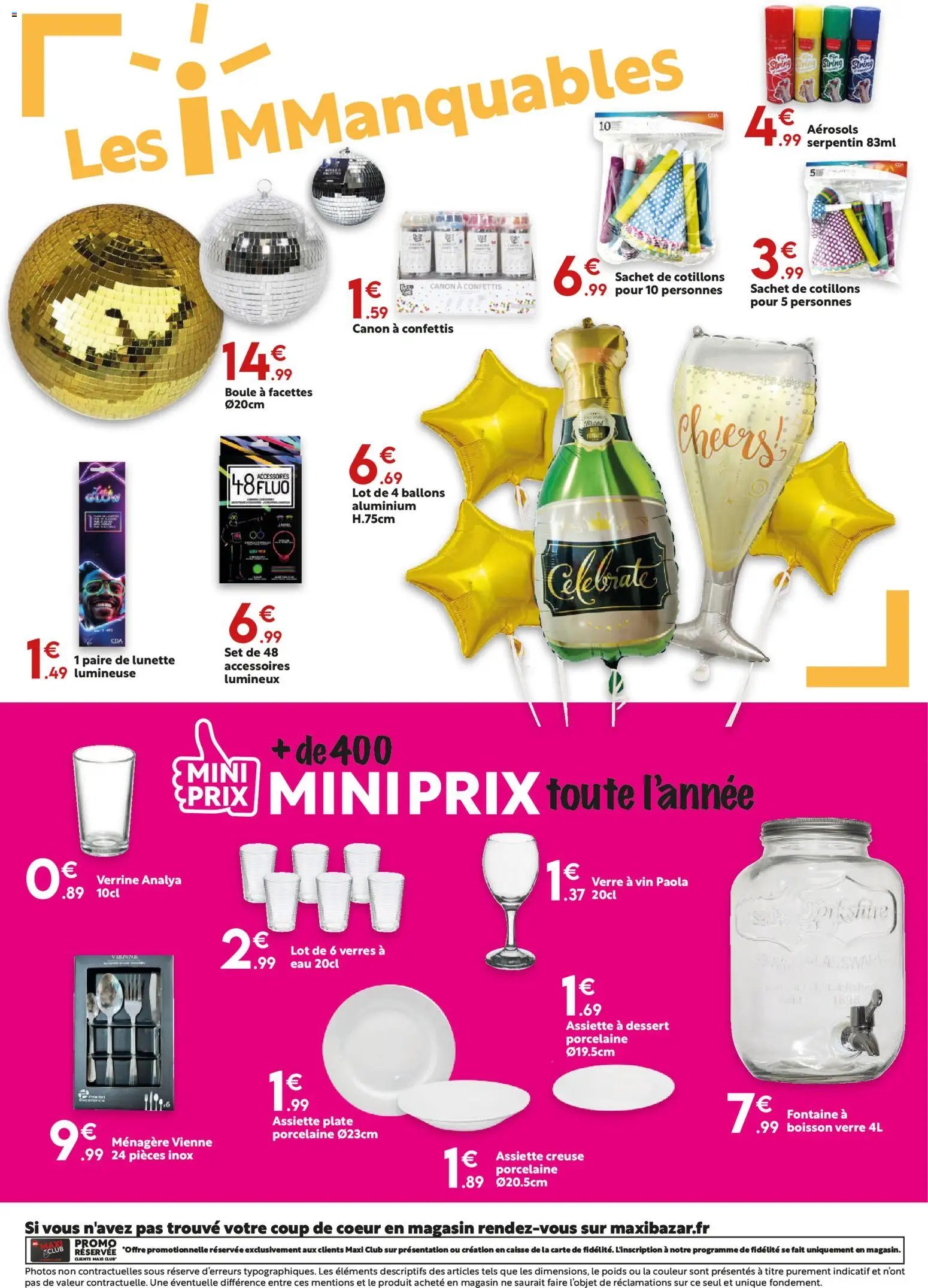 Maxi Bazar - Catalogue saisonnier Maxi Bazar