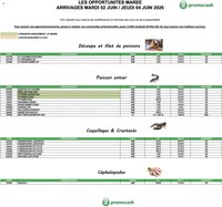 Promocash Opportunités Marée
