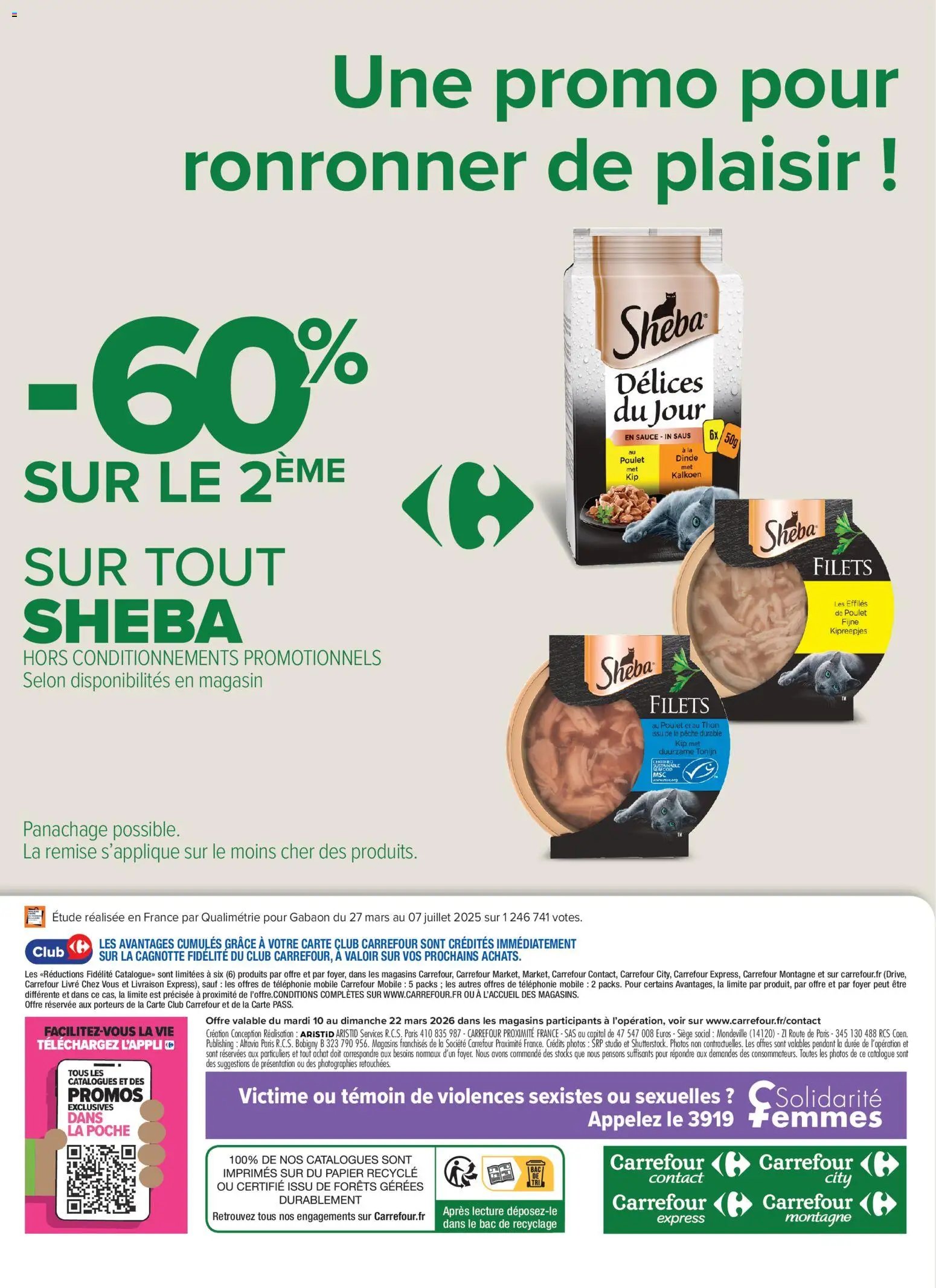 Carrefour contact catalogue J'peux pas (2026-03-10 - 2026-03-22)