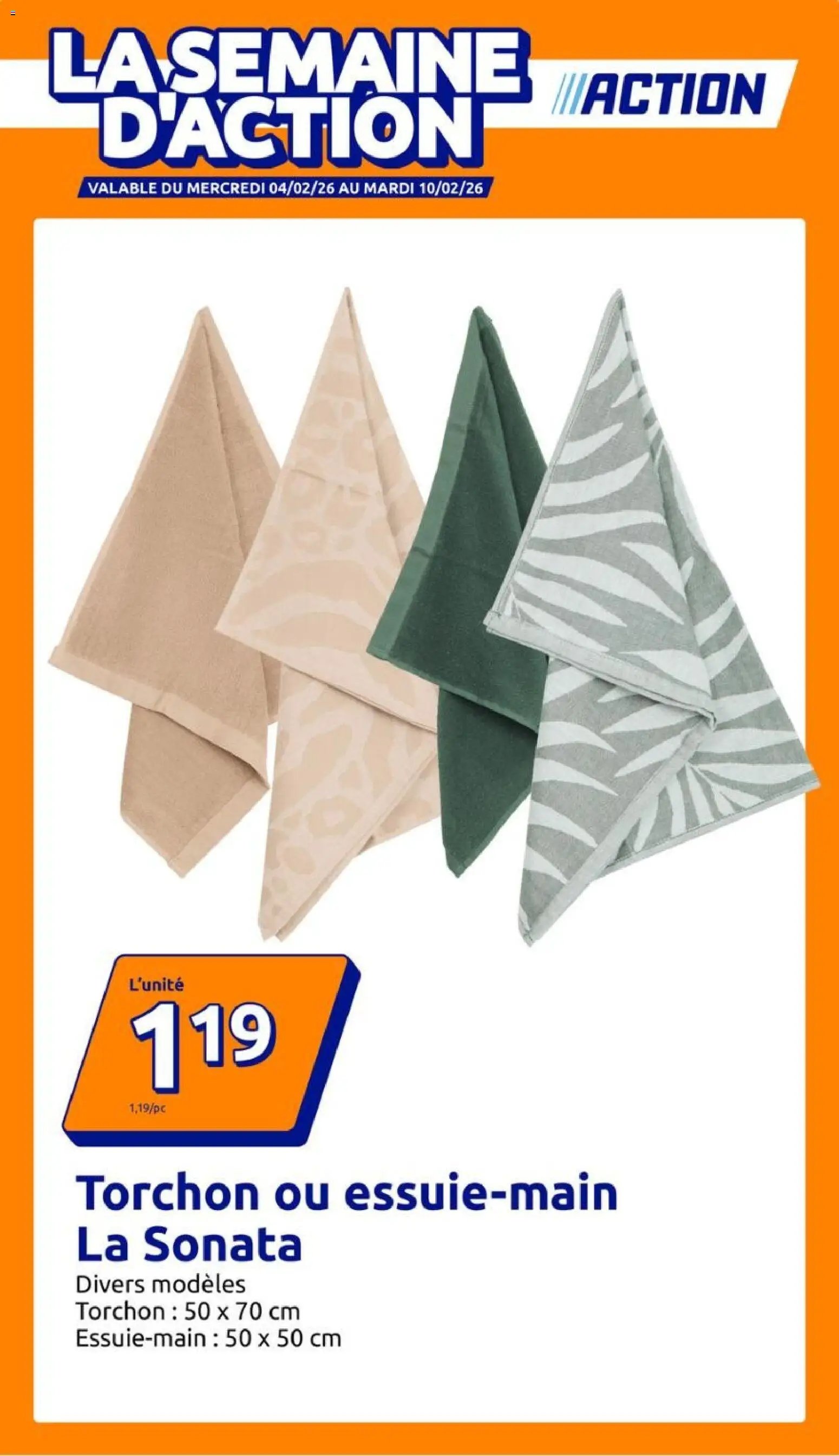 Action catalogue semaine 6
