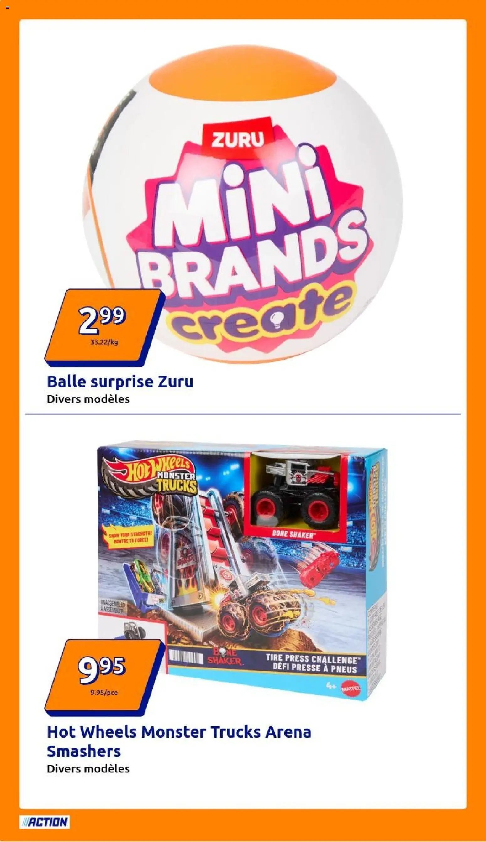 Action catalogue semaine 6