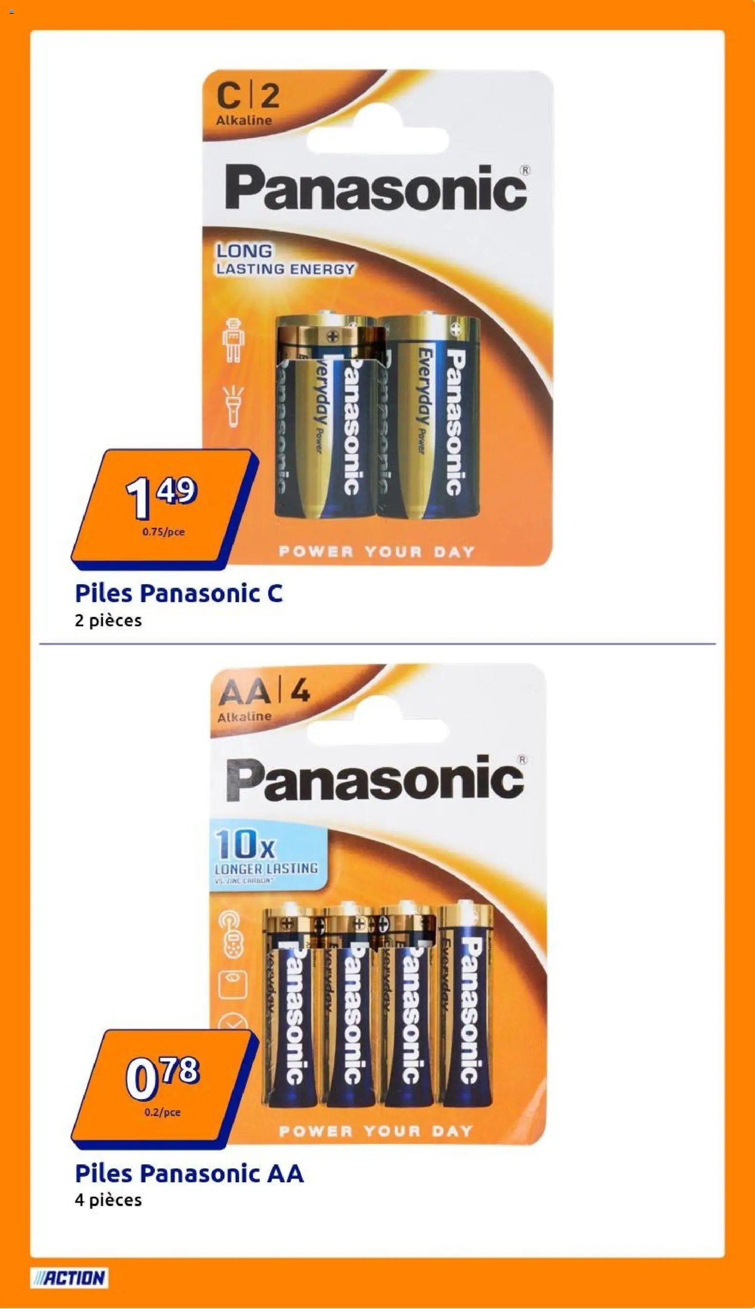 Action catalogue semaine 6