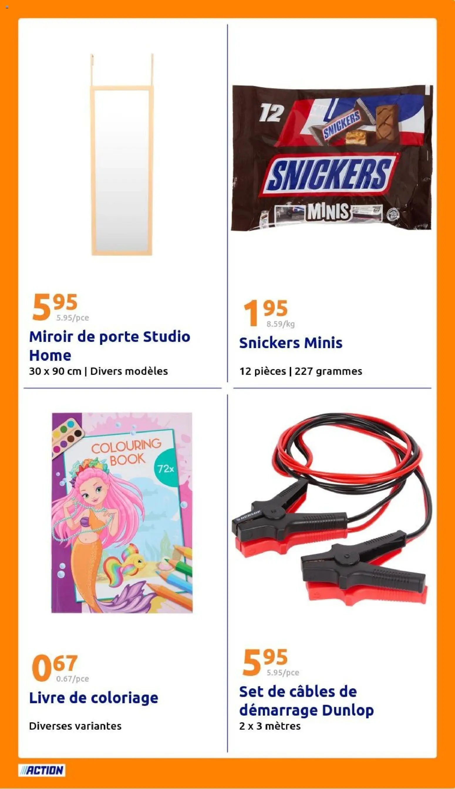 Action catalogue semaine 6