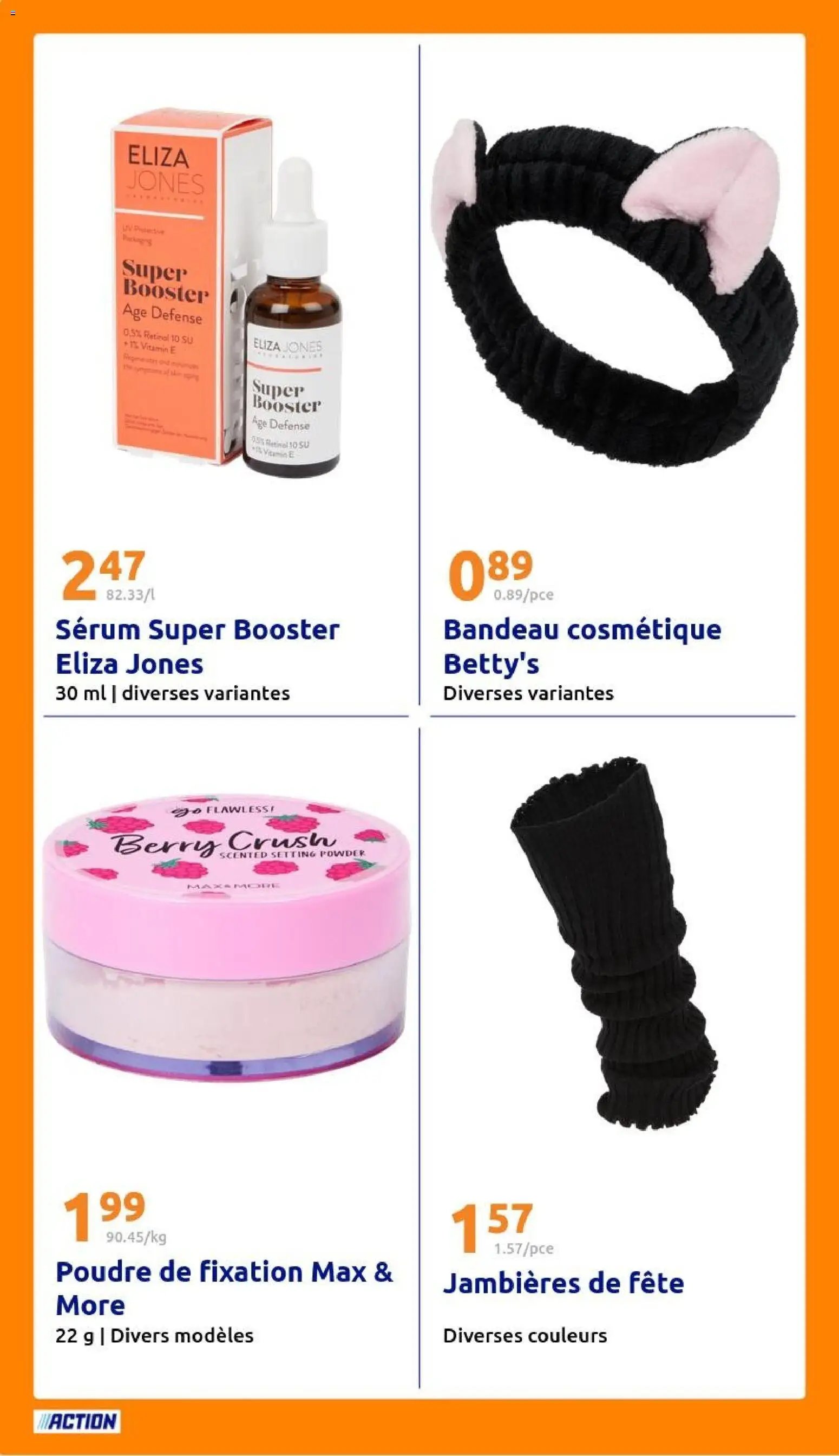 Action catalogue semaine 6