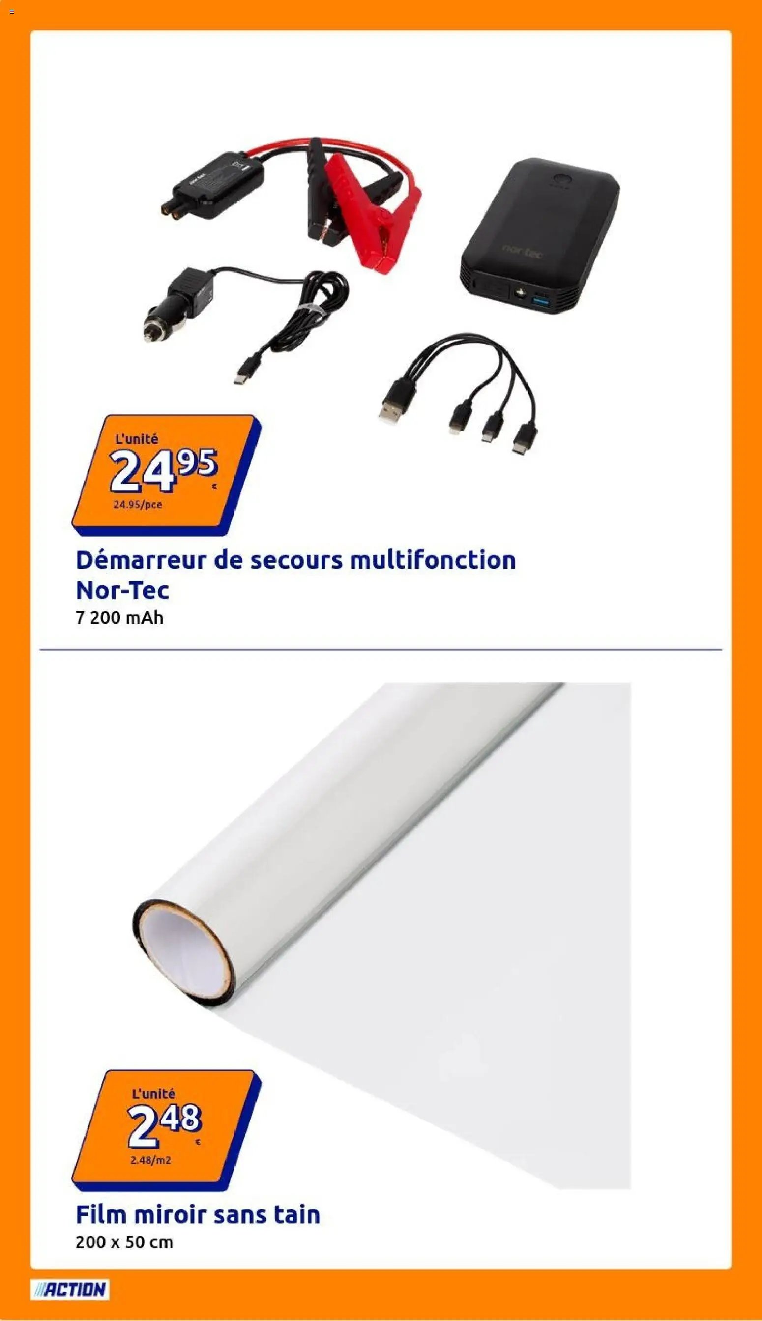Action catalogue