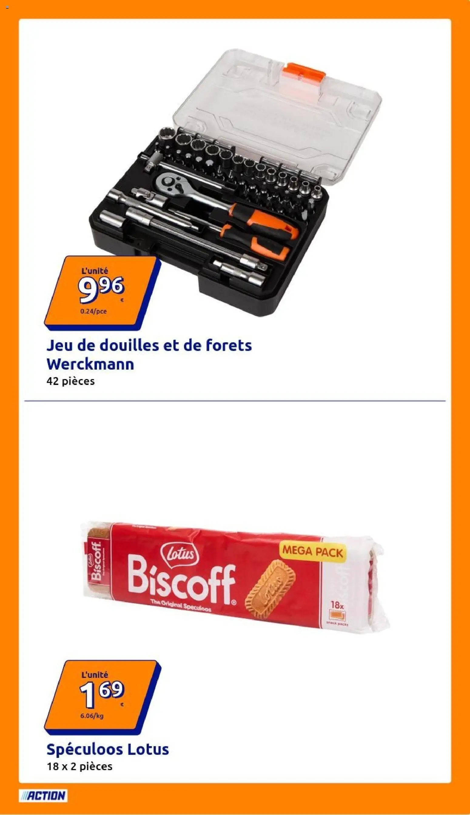 Action catalogue