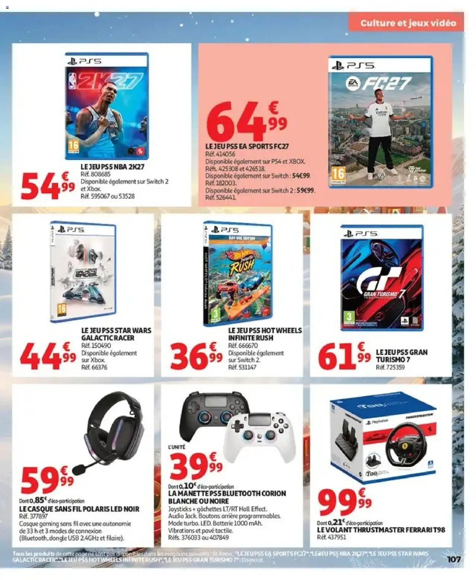 Auchan - Jouets de Noël