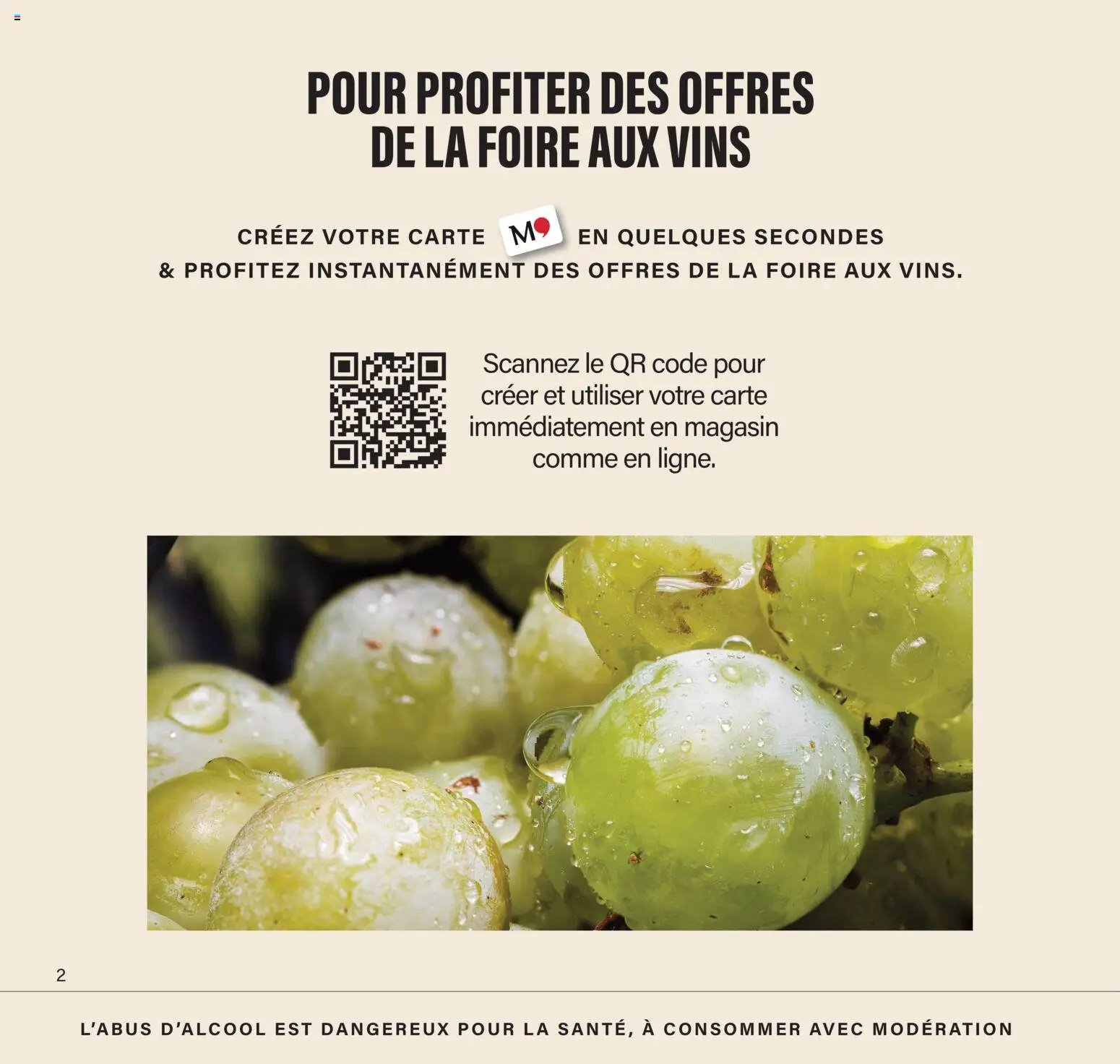 Monoprix - Calendrier foire aux vins
