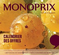 Monoprix - Calendrier foire aux vins