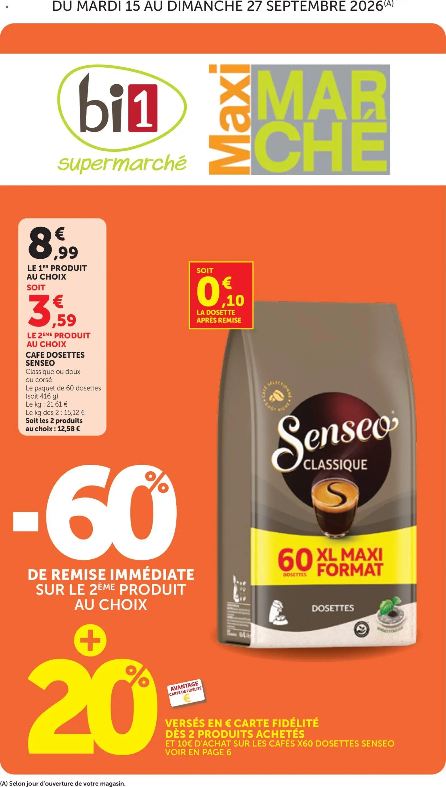 bi1 Catalogue maxi marché