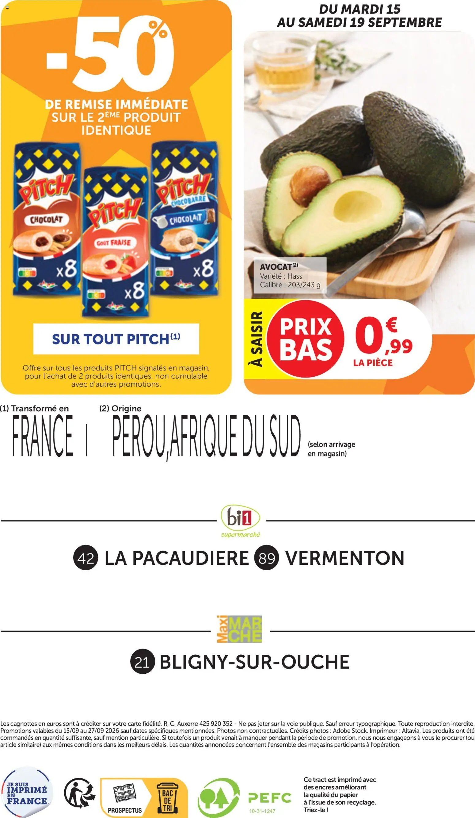 bi1 Catalogue maxi marché