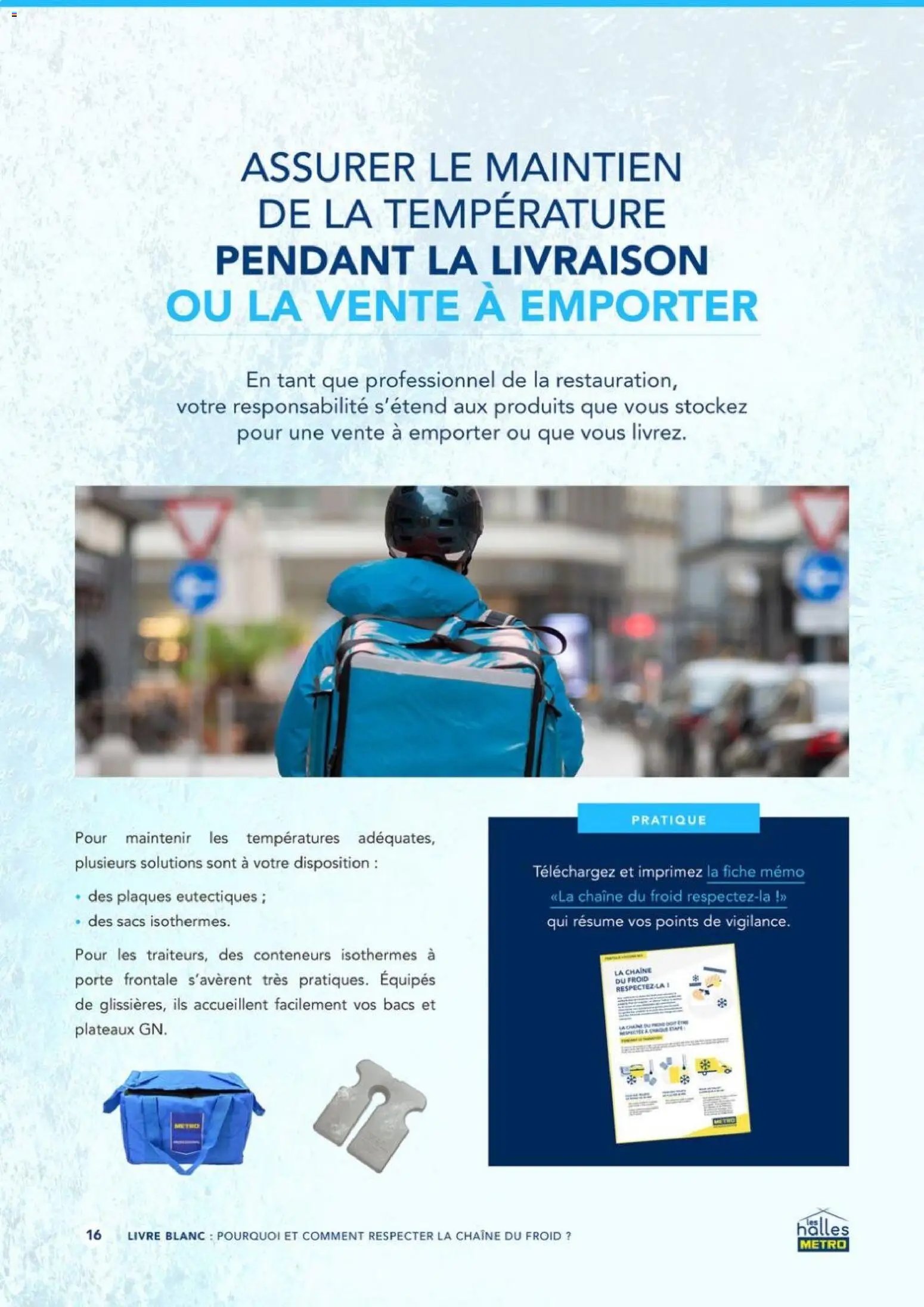 METRO - Pourquoi et comment respecter la chaîne du froid