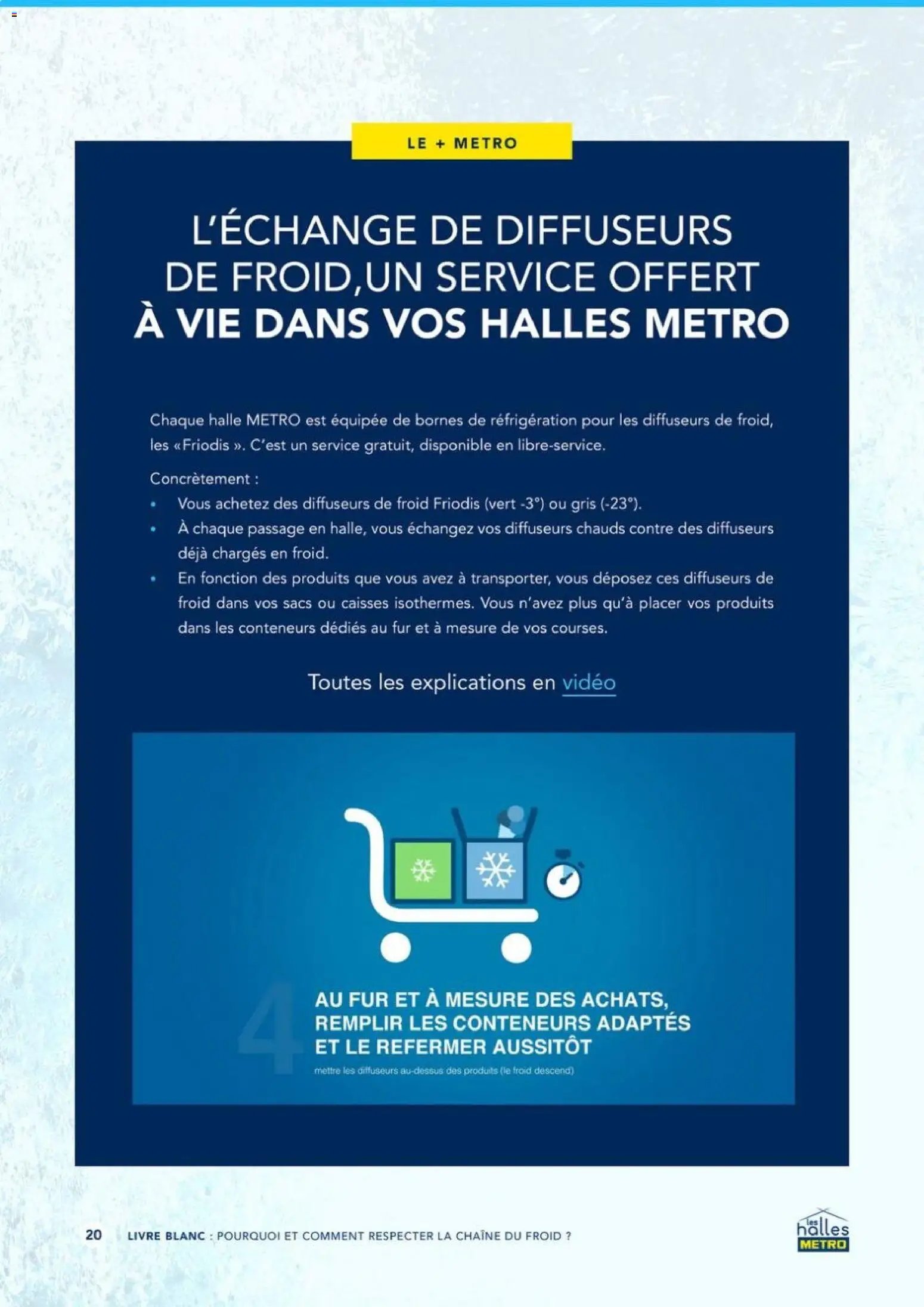 METRO - Pourquoi et comment respecter la chaîne du froid