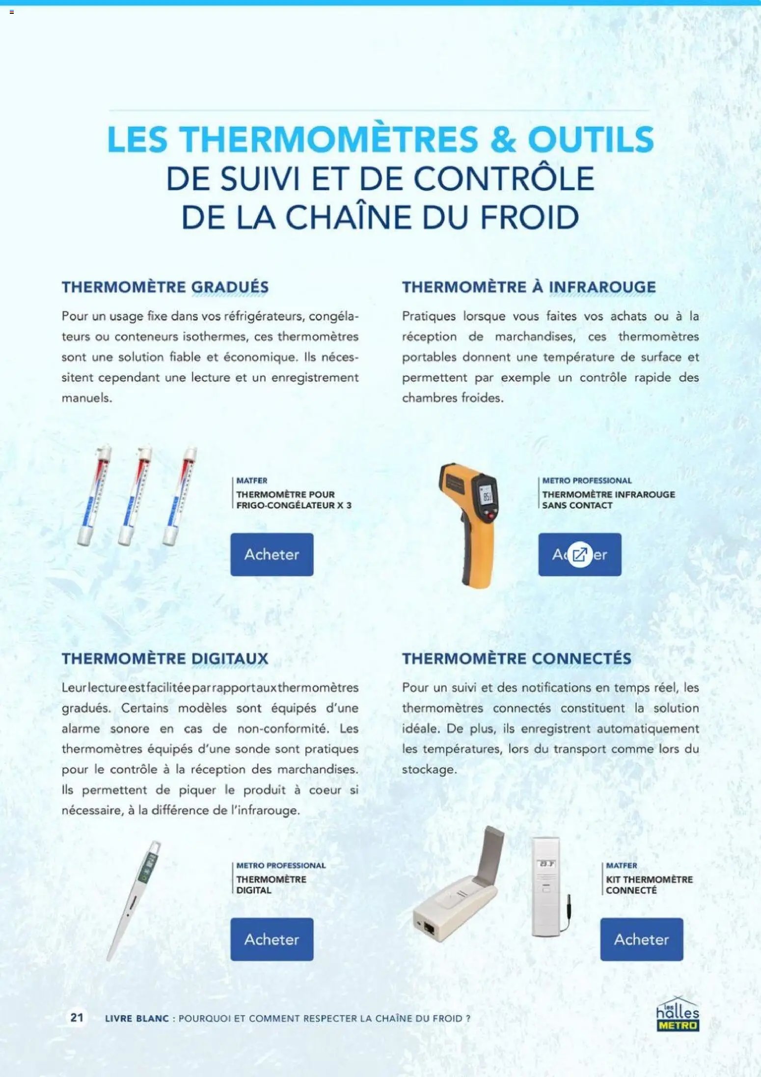 METRO - Pourquoi et comment respecter la chaîne du froid