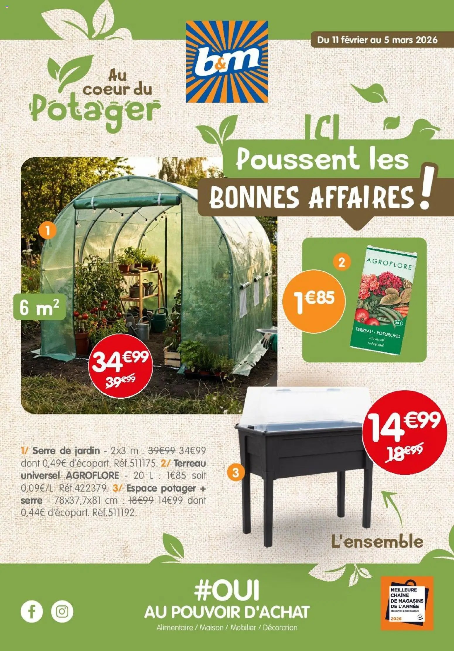 B&M - Catalogue Potager